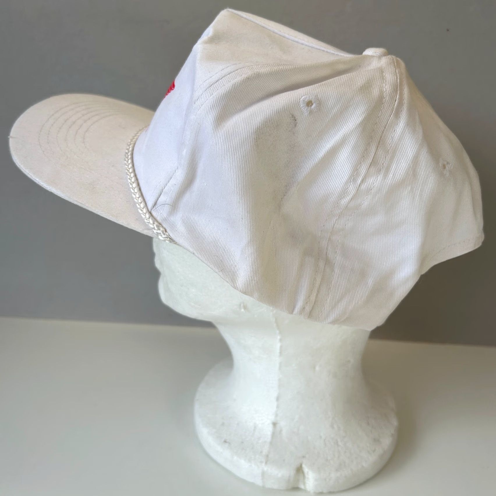 Vintage VINTAGE Members Only Trucker Hat White Snapback Camping World President’s Club Men’s Hat (One Size) Size ONE SIZE - 7 Thumbnail