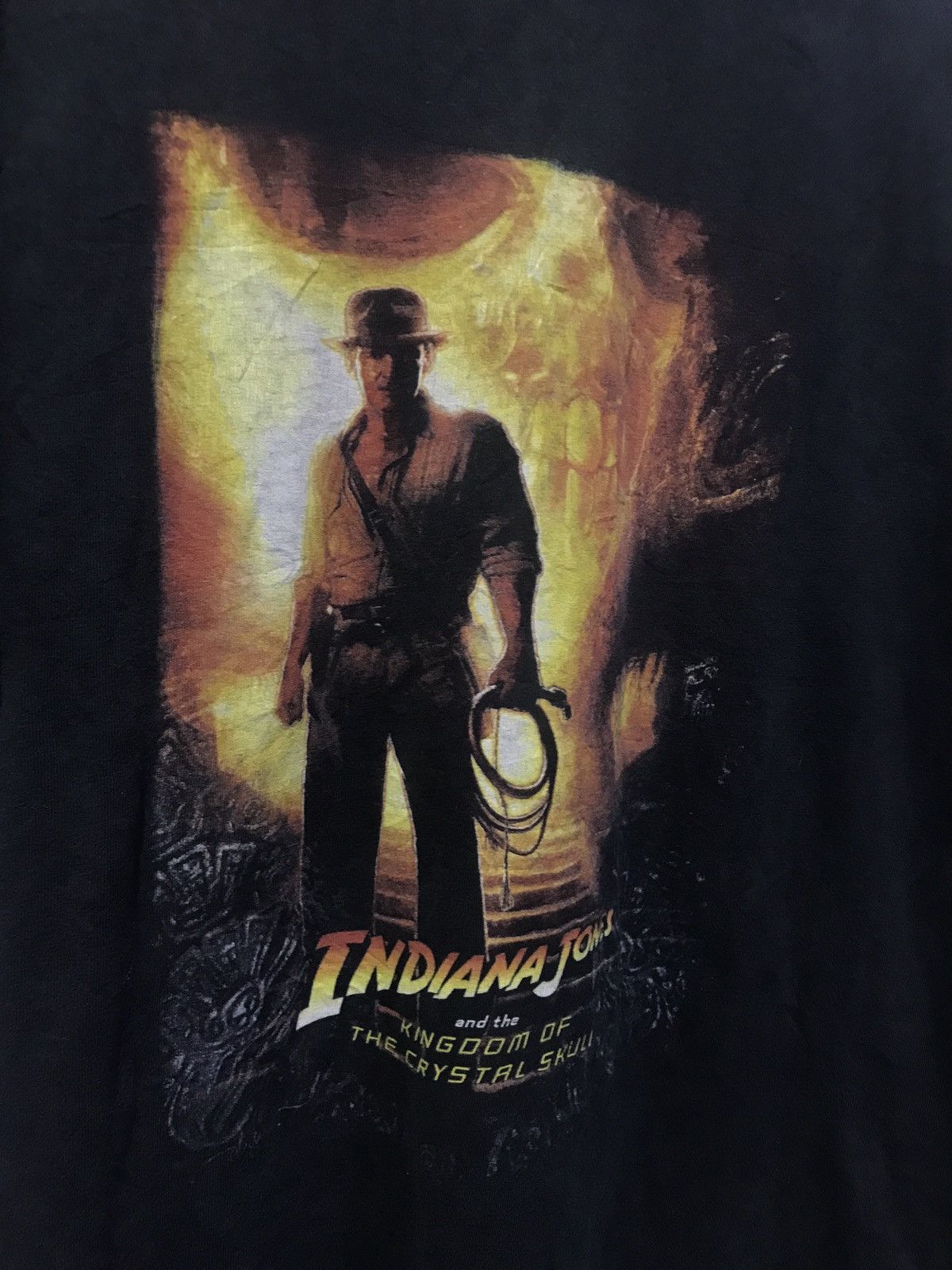 Japanese Brand × Vintage Vintage Indiana Jones Kingdom Of The Crystal Skull T-Shirt Size US XL / EU 56 / 4 - 4 Thumbnail