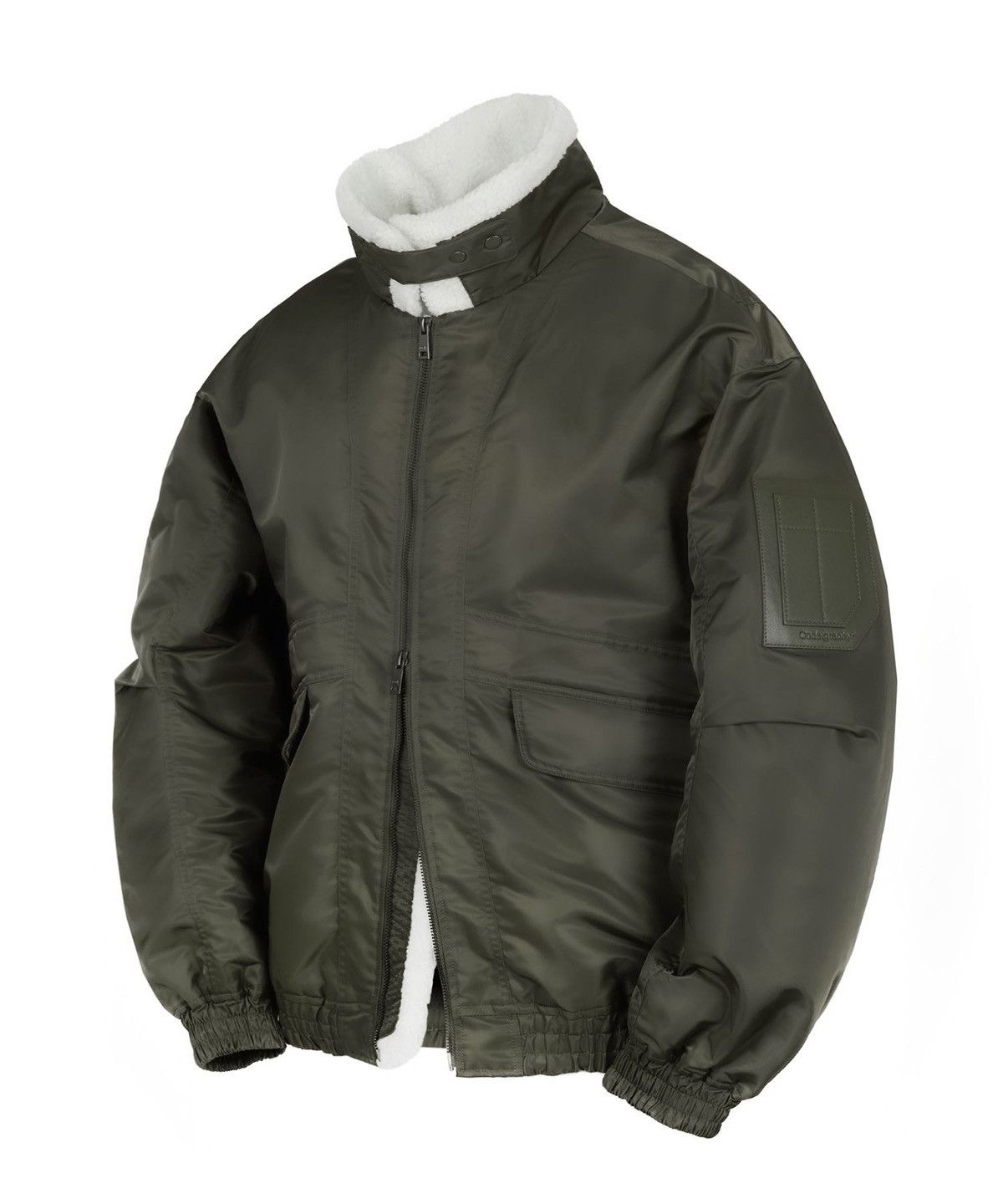 Japanese Brand Codegraphy Fleece Collar 2-WAY Utility MA-1 Jacket Size US M / EU 48-50 / 2 - 2 Thumbnail