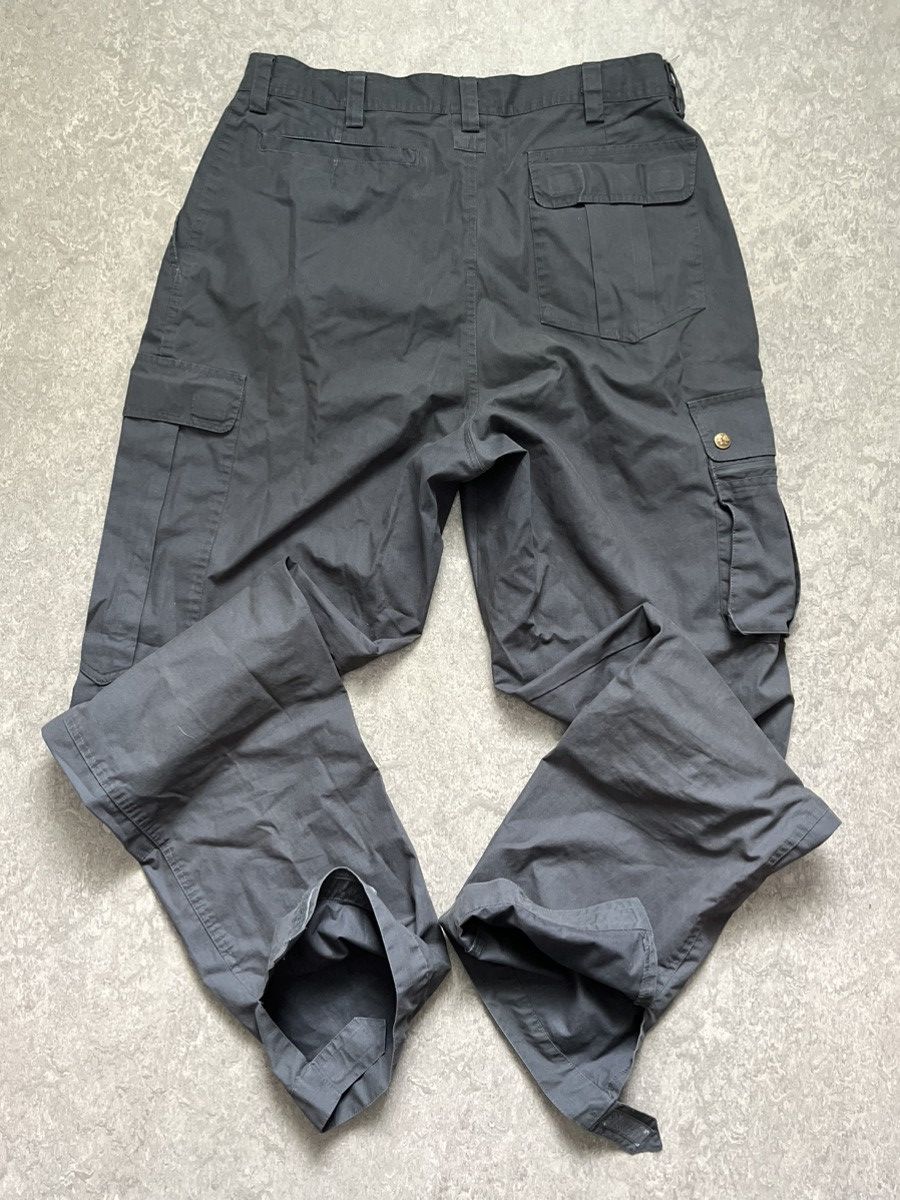 Jack Wolfskin Tactical Military-Style Cargo Pants Black Nylon, Convertible Size US 35 - 3 Thumbnail