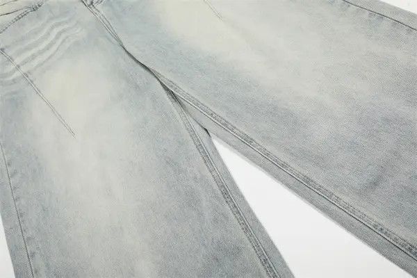 Jean Atsuko x Keito Men's Vintage Street Washed Distressed Jeans Size US 32 / EU 48 - 6 Thumbnail