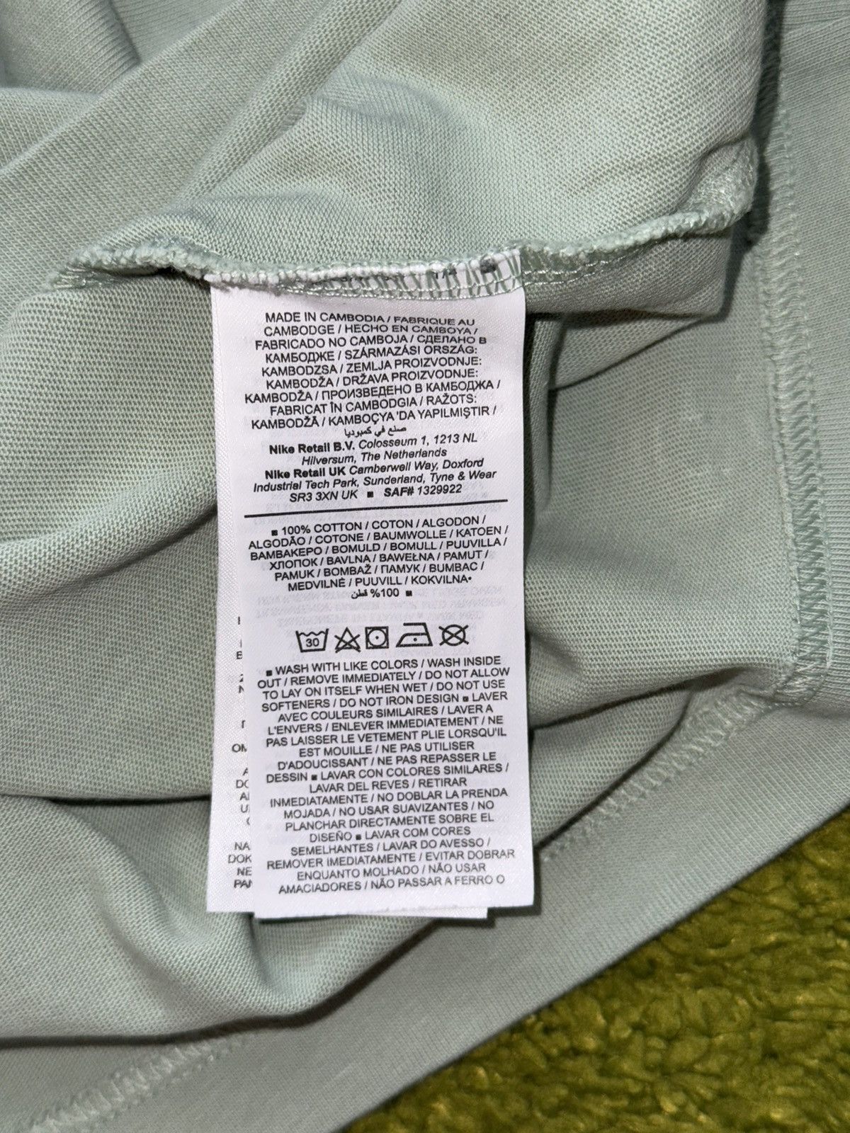 Designer × Nike Nike silver swoosh logo t-shirt Size S / US 4 / IT 40 - 7 Thumbnail