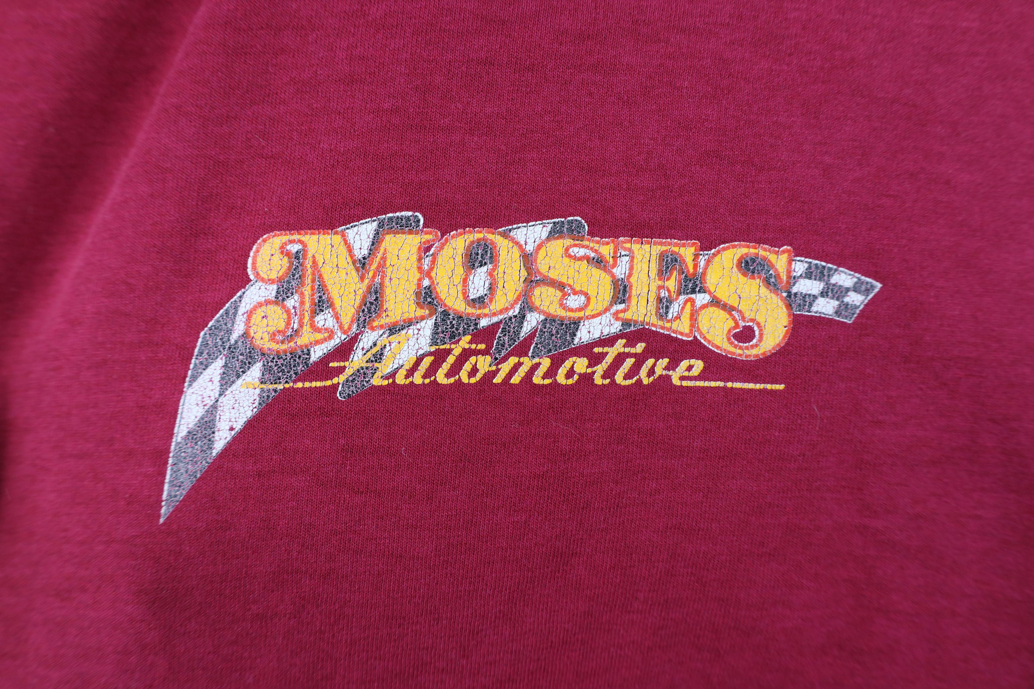 Vintage Vintage 90s Streetwear Moses Automotive Car Shop T-Shirt Size US L / EU 52-54 / 3 - 4 Thumbnail