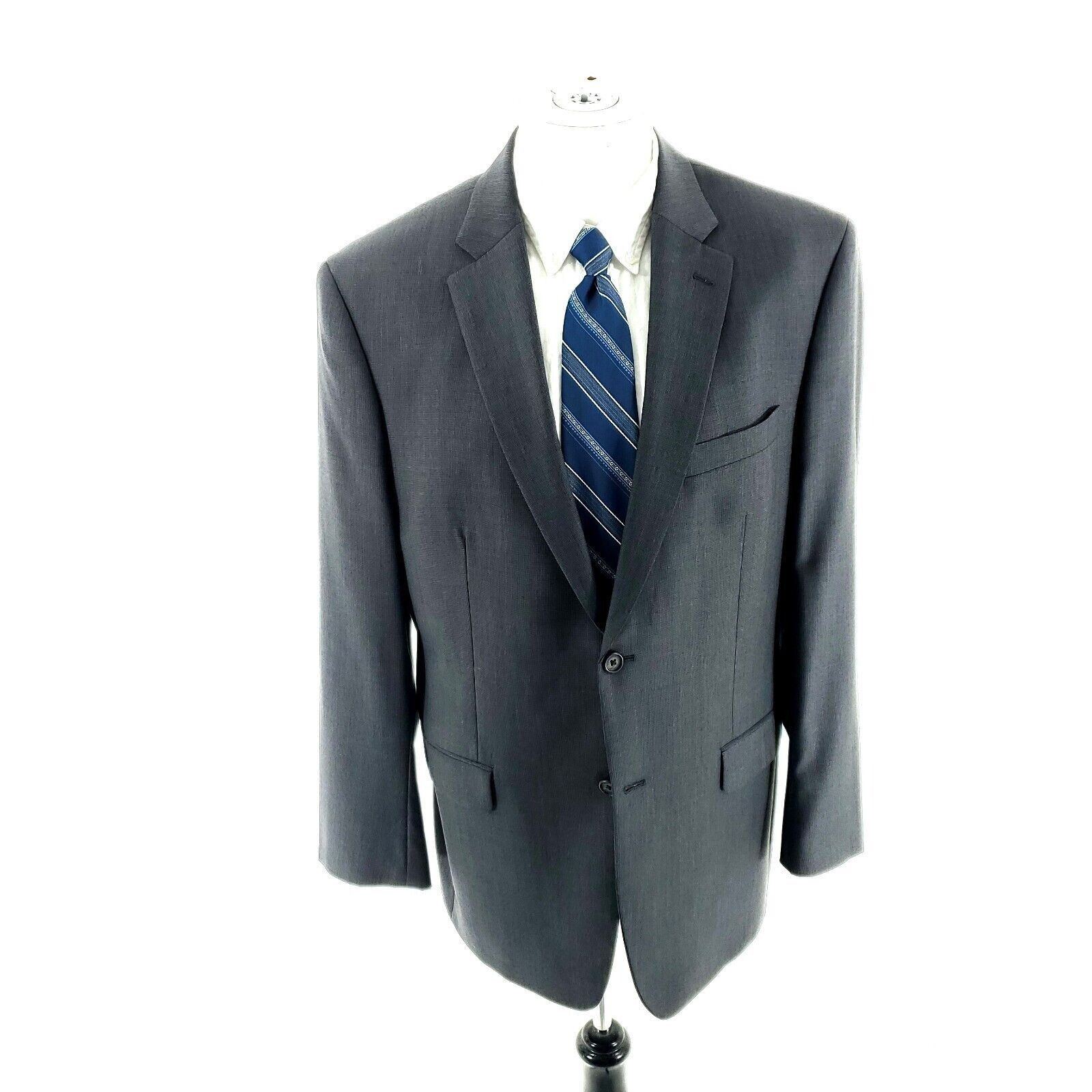 Ralph Lauren Ralph Lauren Wool 2 Button Blazer 42R Gray Black Check Tagge Size 42R - 3 Thumbnail