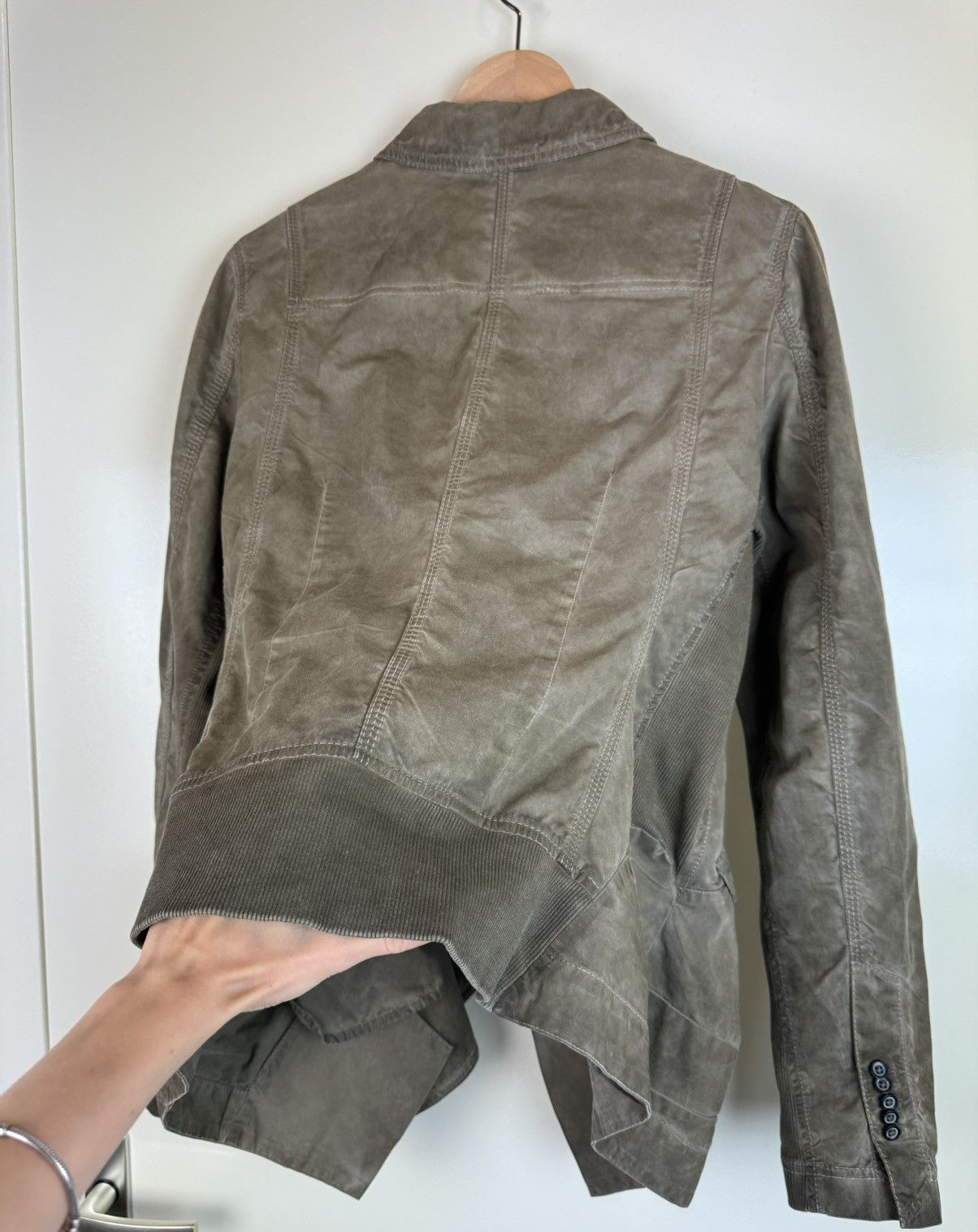 Rundholz Rundholz asymmetric tulip jacket cotton blazer khaki brown S Size S / US 4 / IT 40 - 14 Thumbnail