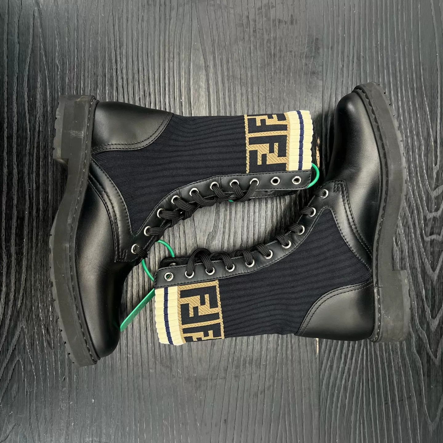 Fendi Fendi Rockoko Black Martin Boots 36 Mint Boxed Size US 5.5 / IT 35.5 - 2 Thumbnail