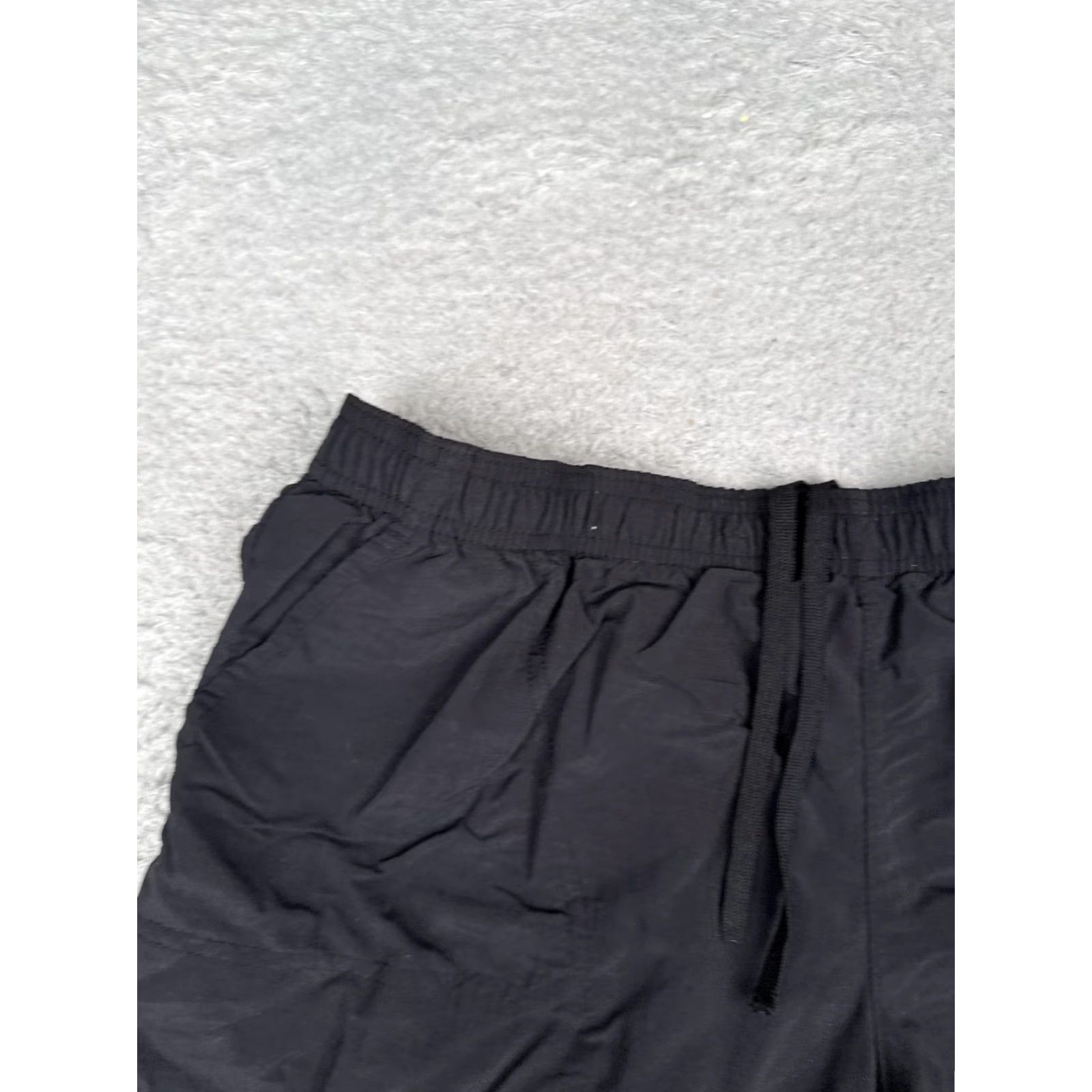 Vintage Columbia Shorts Womens L Black Quick Dry 3 Inseam Elastic Waist Pockets Athletic Outdoor Summer Mens? Size 36" / US 14 / IT 50 - 4 Thumbnail