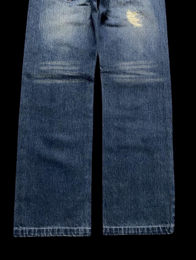 Vintage Vintage 90s Blue Moon Blue Mudwash Patchwork Distressed Size US 28 / EU 44 - 20 Thumbnail