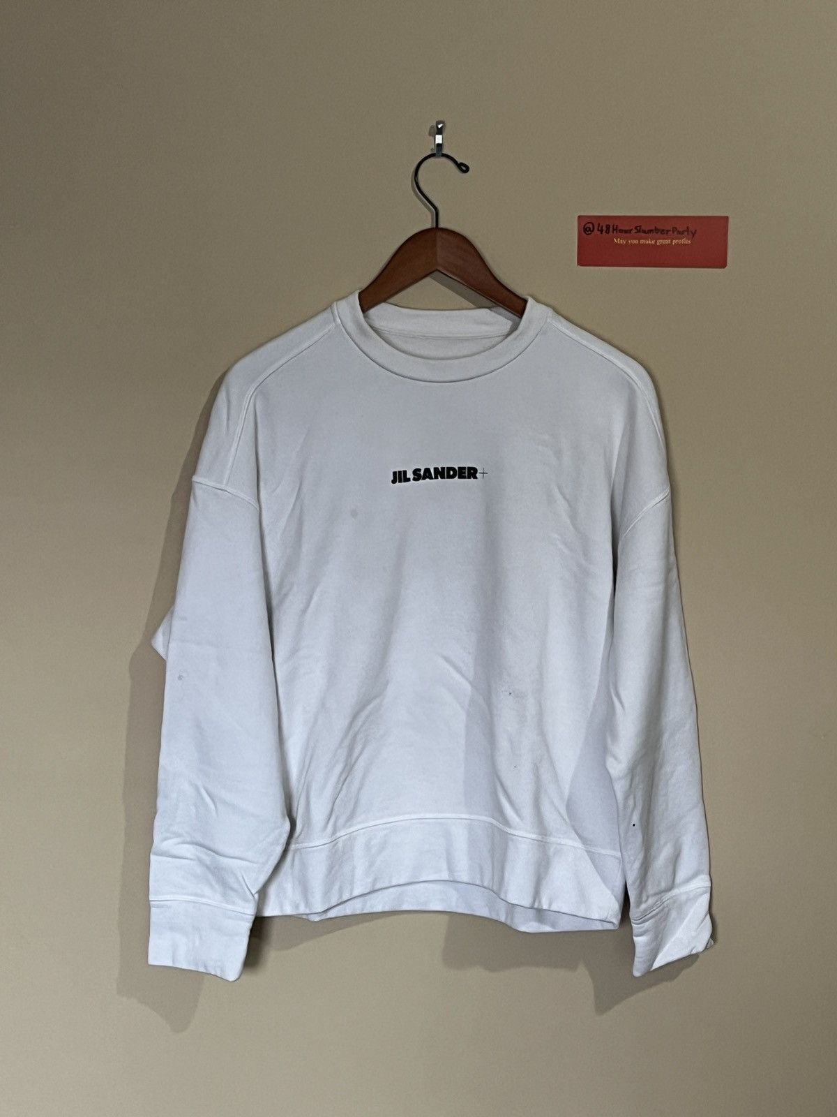 Jil Sander Jil Sander + Plus Oversized Logo Sweatshirt - S Size US S / EU 44-46 / 1 - 1 Thumbnail