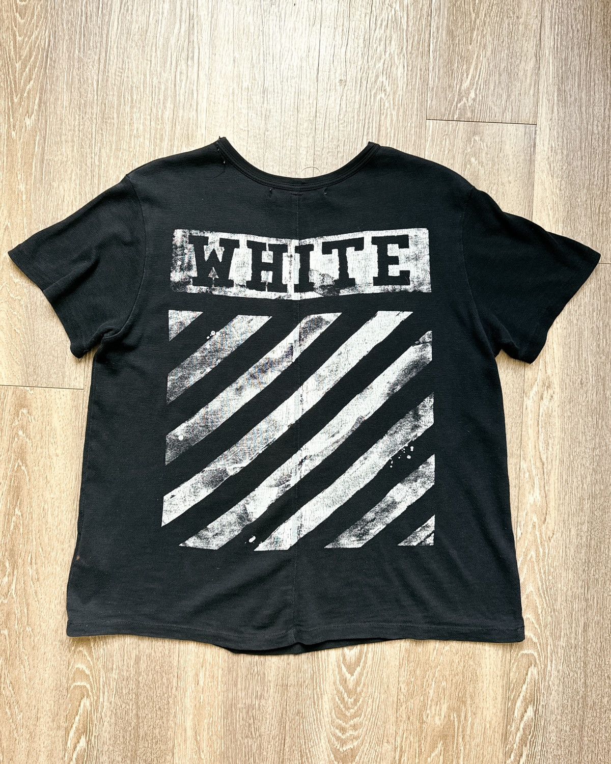Off-White Off White Waves T Shirt Black Men’s S Virgil Abloh Archive Size US S / EU 44-46 / 1 - 9 Thumbnail