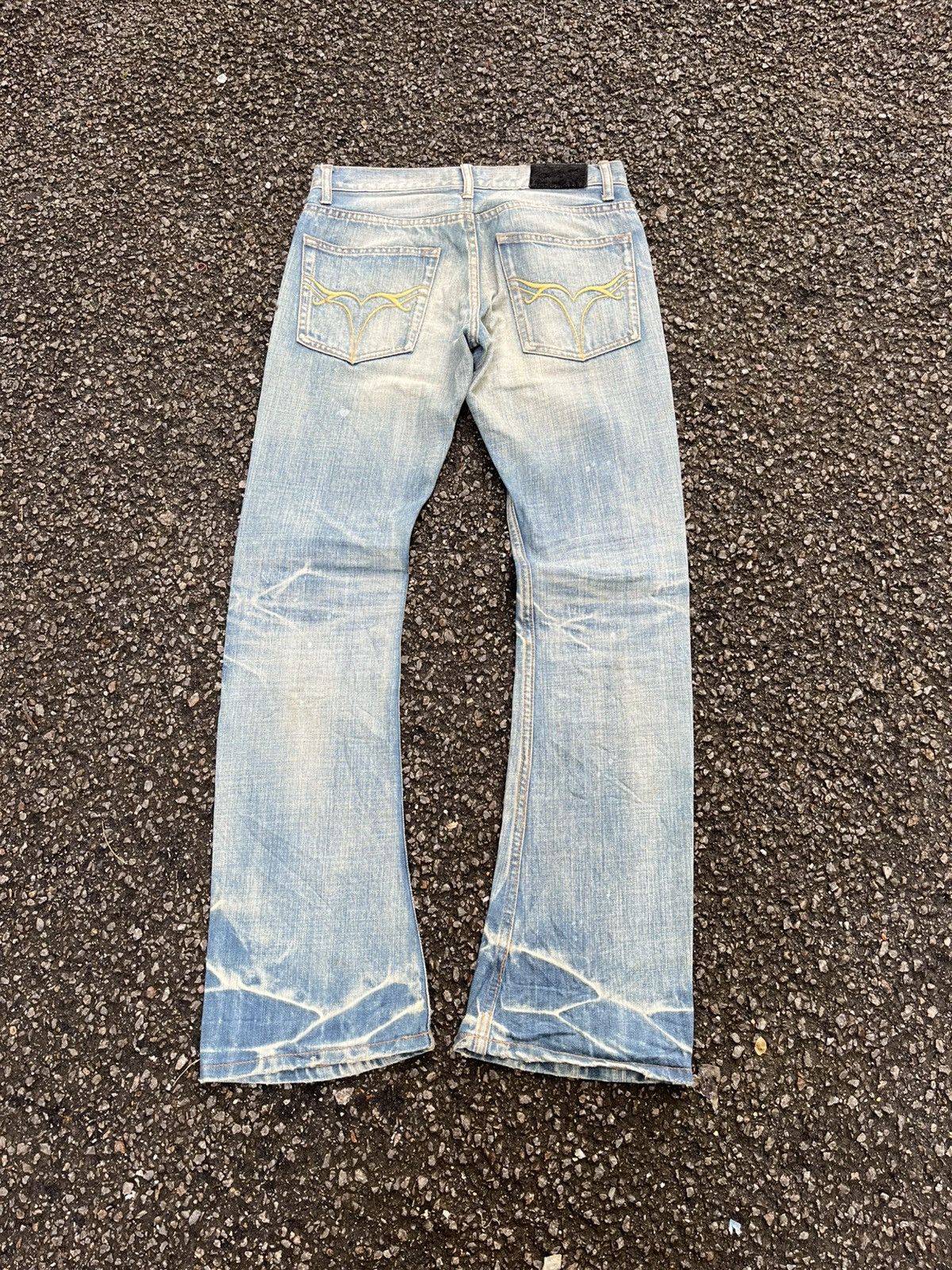 Tornado Mart Flared Jackrose Seditionaries Rusty Thunder Bootcut Jeans Size US 29 - 11 Thumbnail