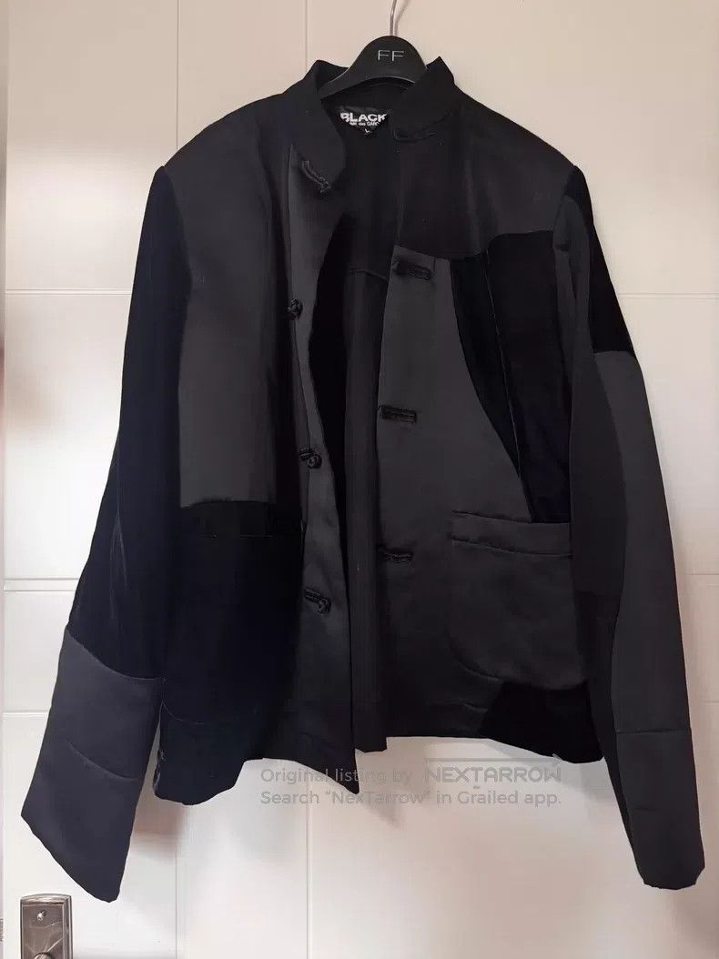 Other Comme Des Garcons size M Stand-up collar patchwork suit wi Size 22" - 4 Thumbnail