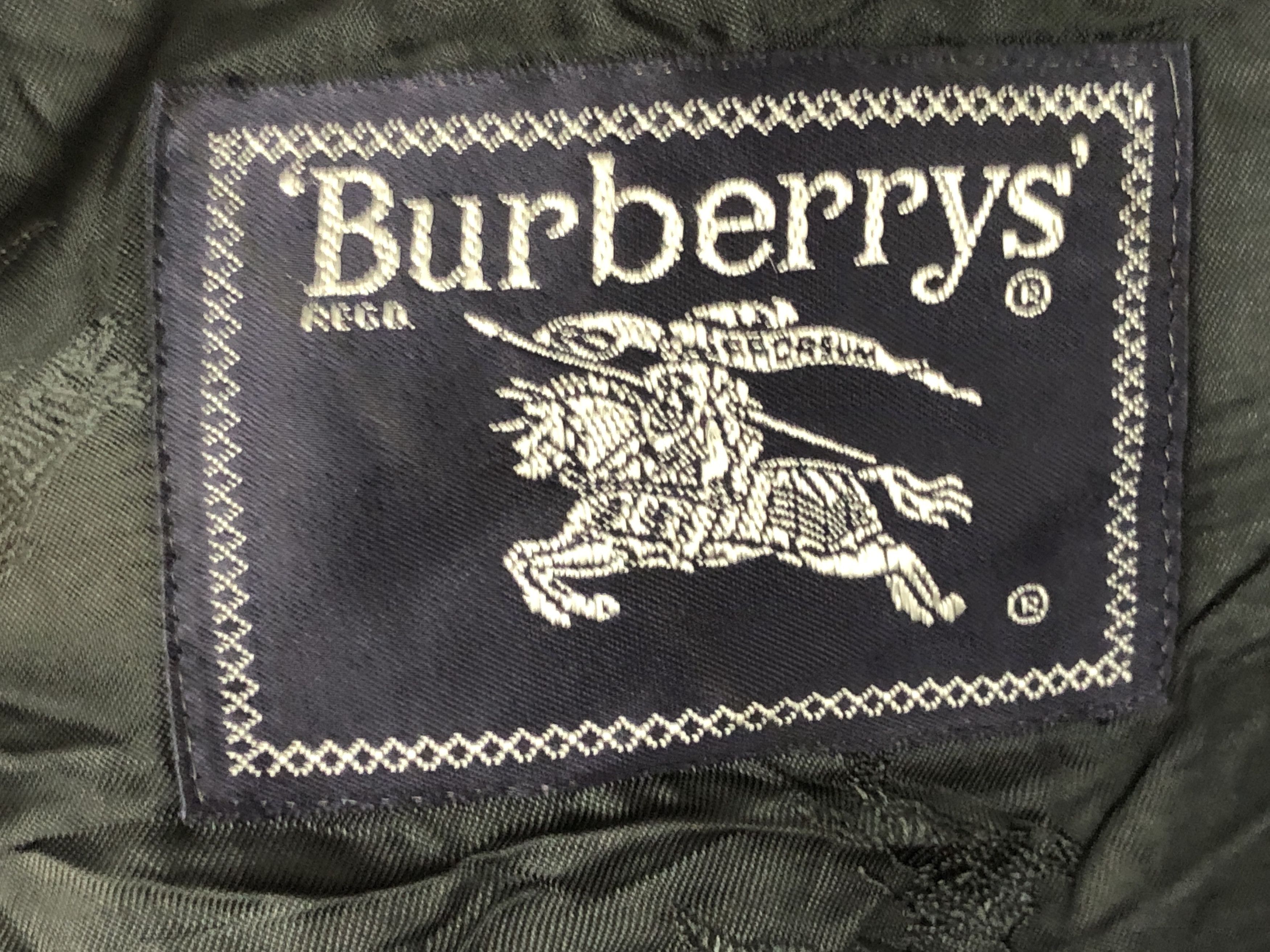 Burberry × Vintage 90s Burberrys Vintage Men's Suit Blazer Wool Jacket Size 54L - 7 Thumbnail
