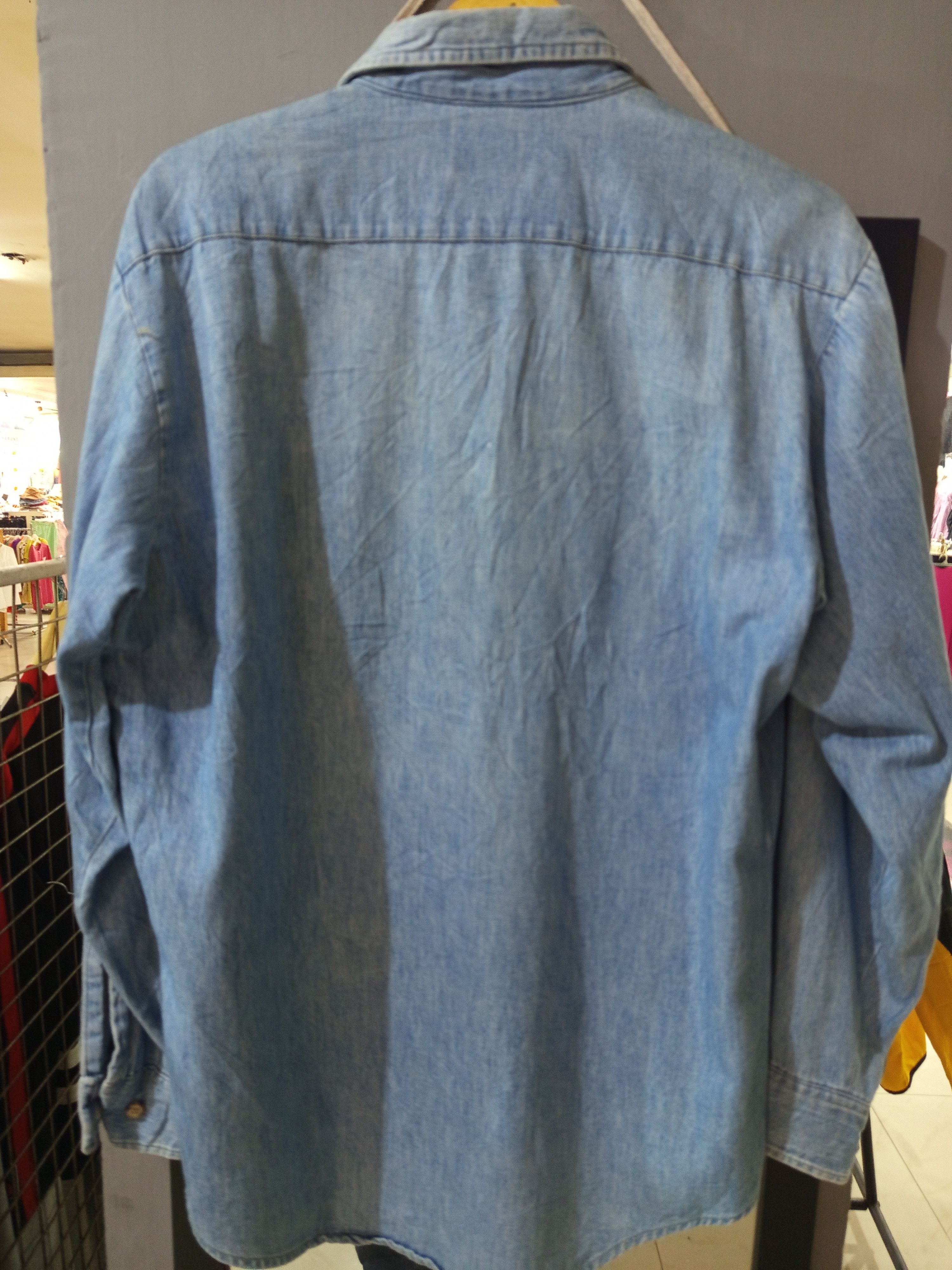JCPenney 1970s BIG MAC Chambray Work Shirt Jc Penney Size US M / EU 48-50 / 2 - 4 Thumbnail