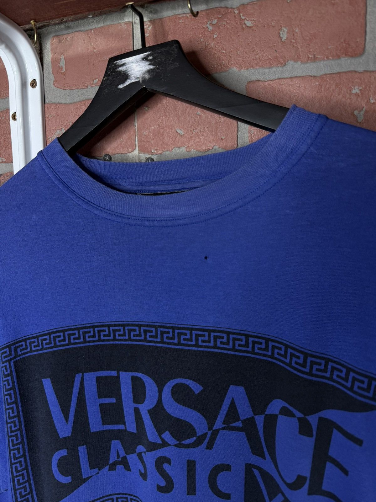 Versace Versace Spellout T-Shirt Vtg Monogram Tee Preowned Large Size US L / EU 52-54 / 3 - 5 Thumbnail