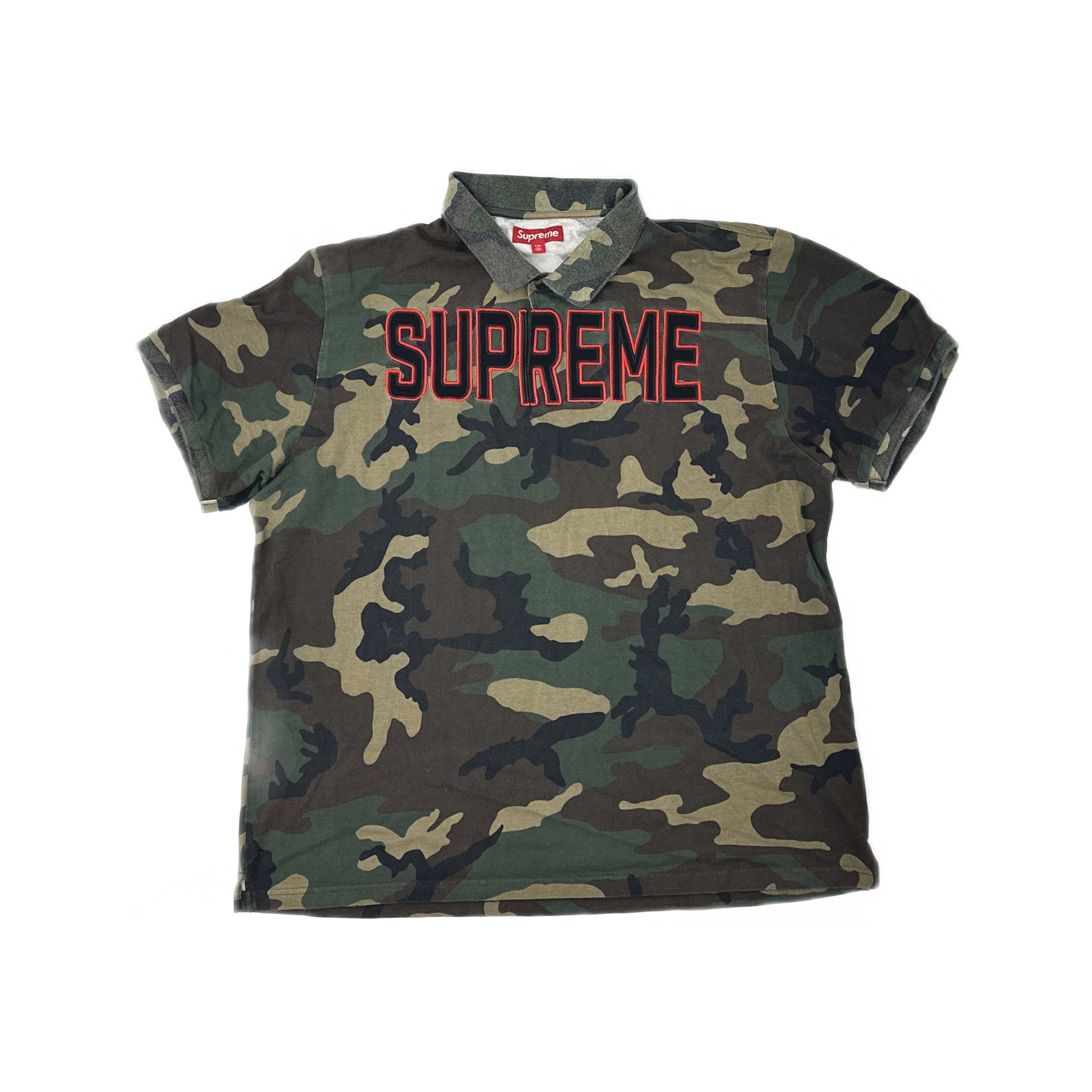 Supreme Camo Supreme Polo | Grailed