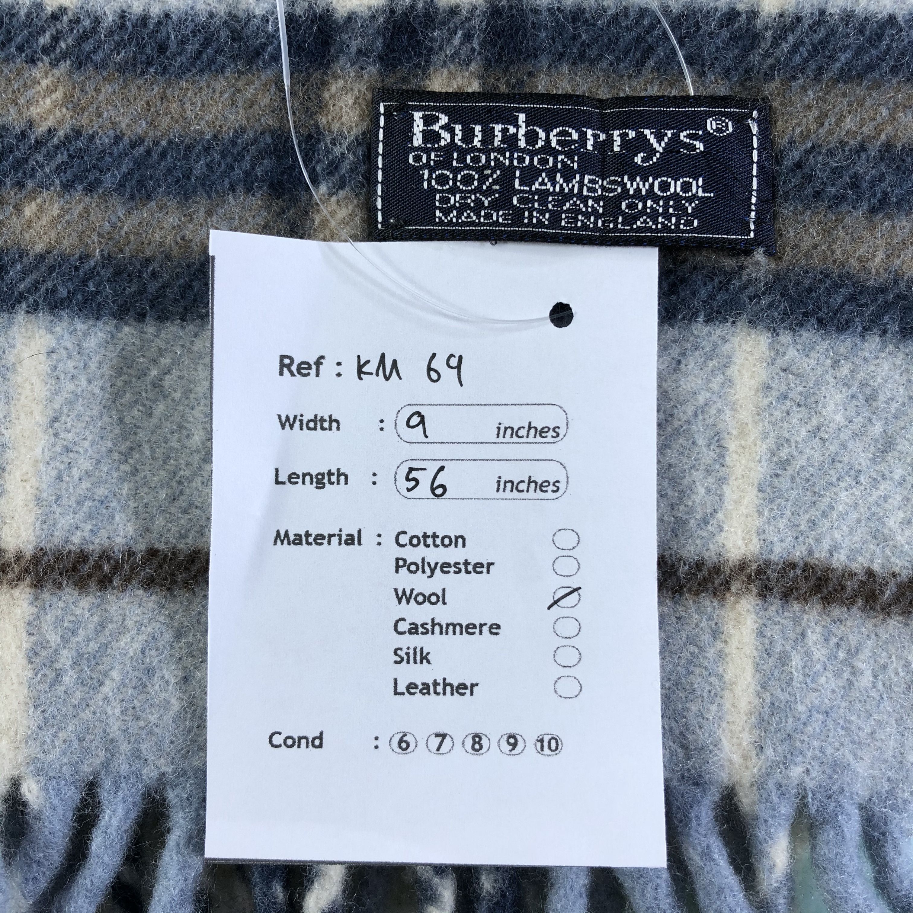 Burberry × Vintage Burberry Scarf / Muffler / Neckwear - KM69 Size ONE SIZE - 5 Thumbnail