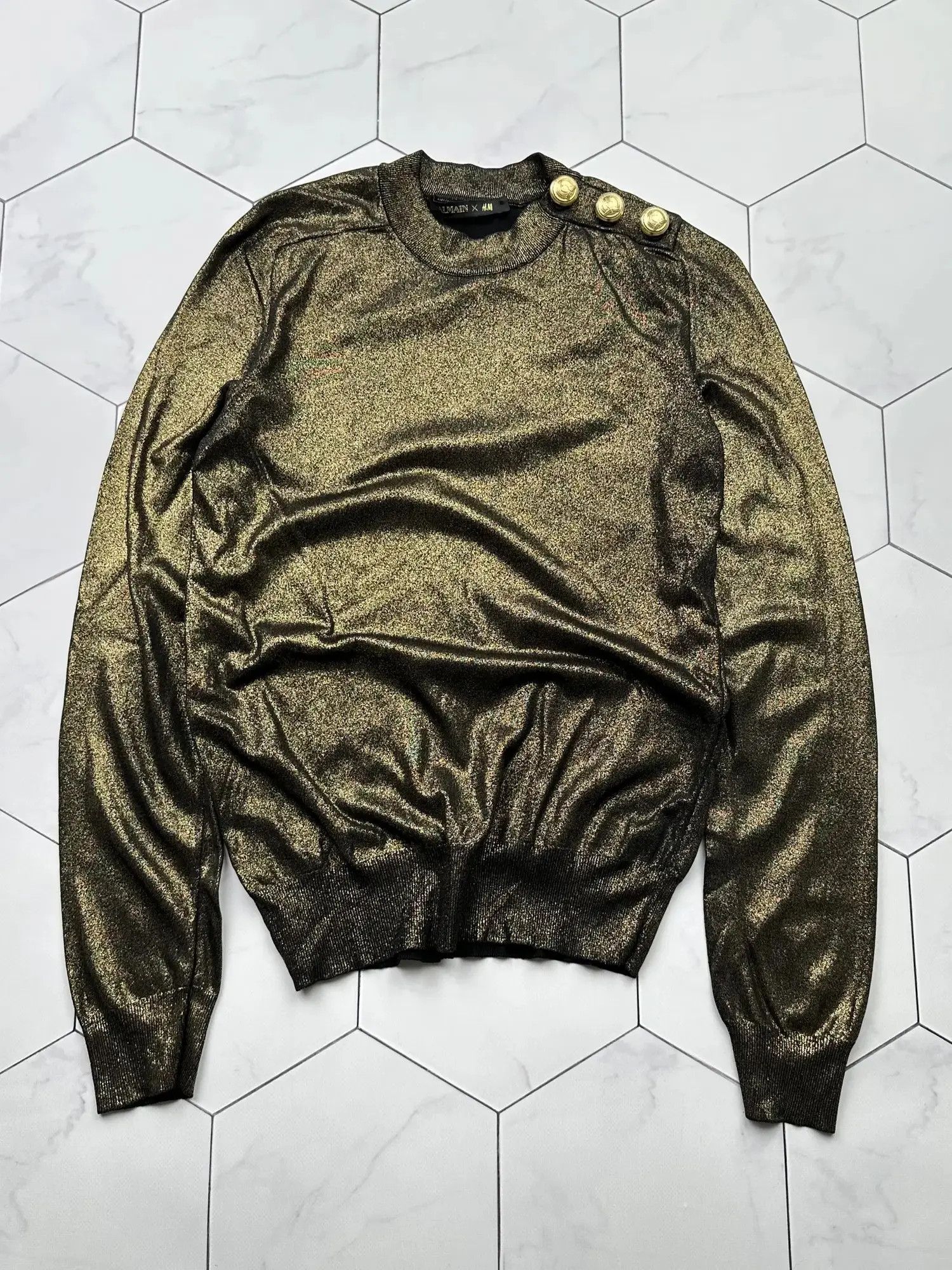 Balmain Balmain X H&M Sweater (B85) Size M / US 6-8 / IT 42-44 - 1 Thumbnail