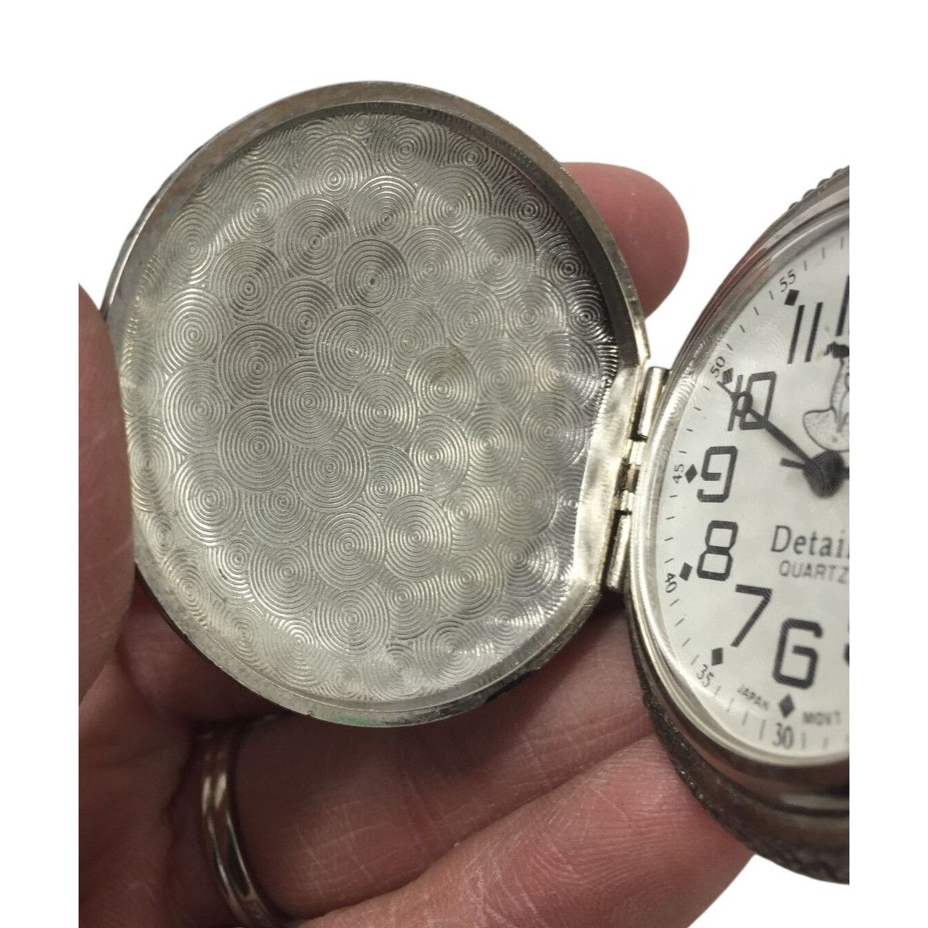 Other Vintage Details Quartz Hunter Pocket Watch with an Elk on th Size ONE SIZE - 4 Thumbnail