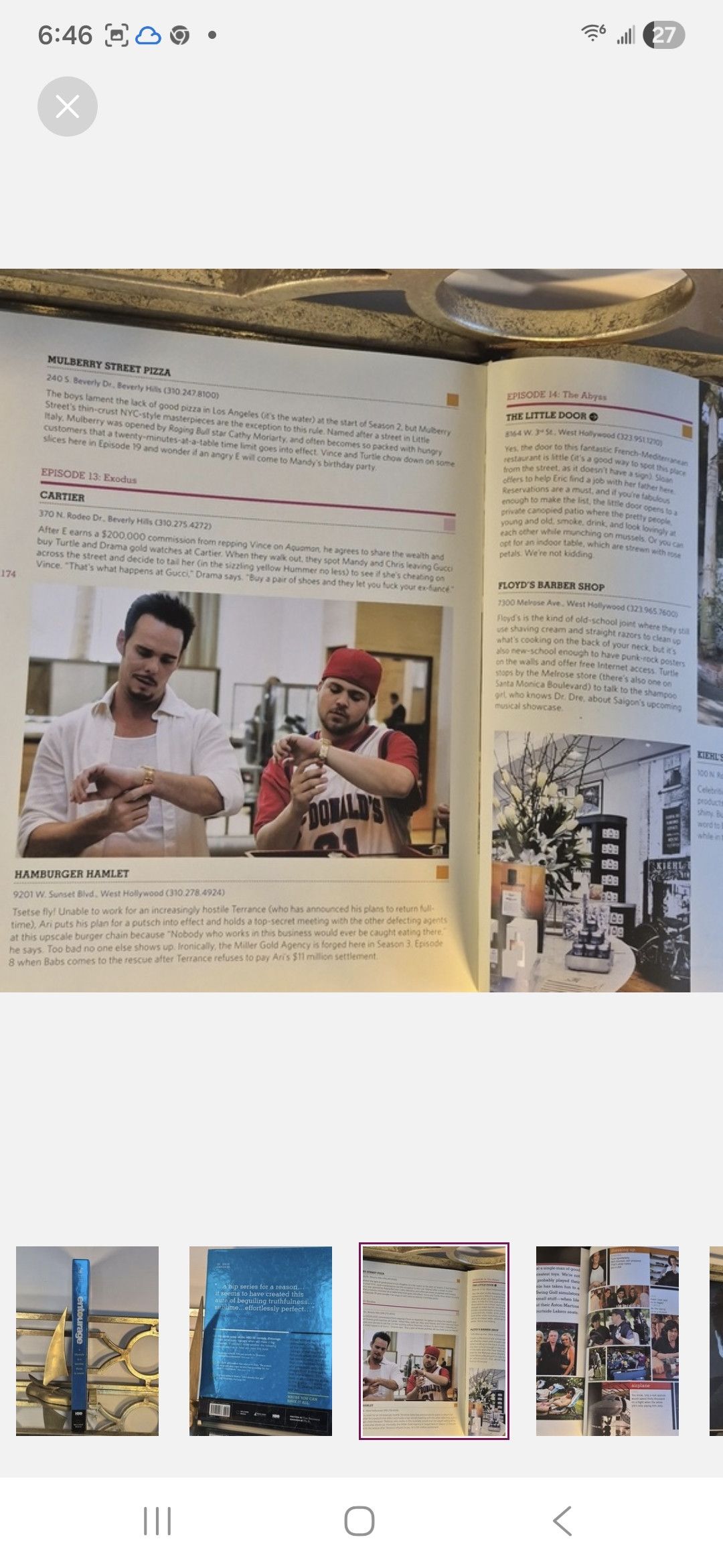Other Entourage Hardcover-A Lifestyle is a terrible thing to waste Size ONE SIZE - 5 Thumbnail