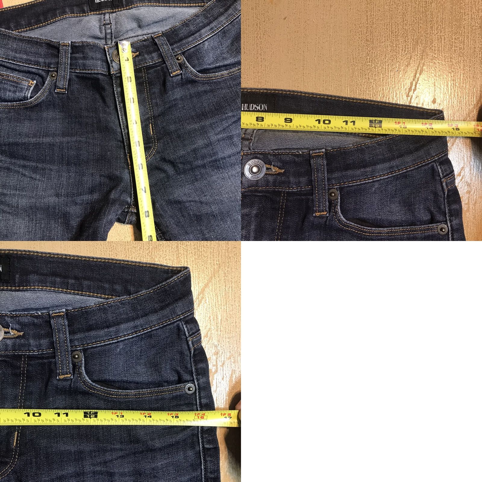 Hudson VINTAGE? No. Hudson Krista Ankle Super Skinny Raw Hem Jeans Denim Womens 26 Inseam 28? No. Size 26" / US 2 / IT 38 - 9 Thumbnail