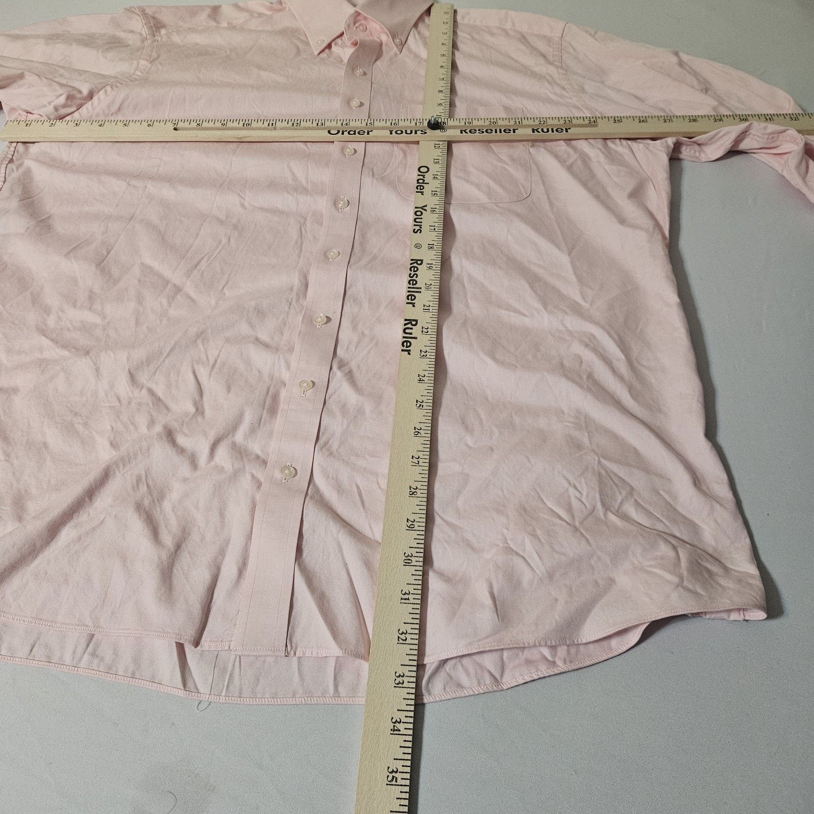 Proper Cloth LOT OF 4 PROPER CLOTH Pink L/S Dress Shirts Mens 17.5 - 33 Size US XXL / EU 58 / 5 - 5 Thumbnail