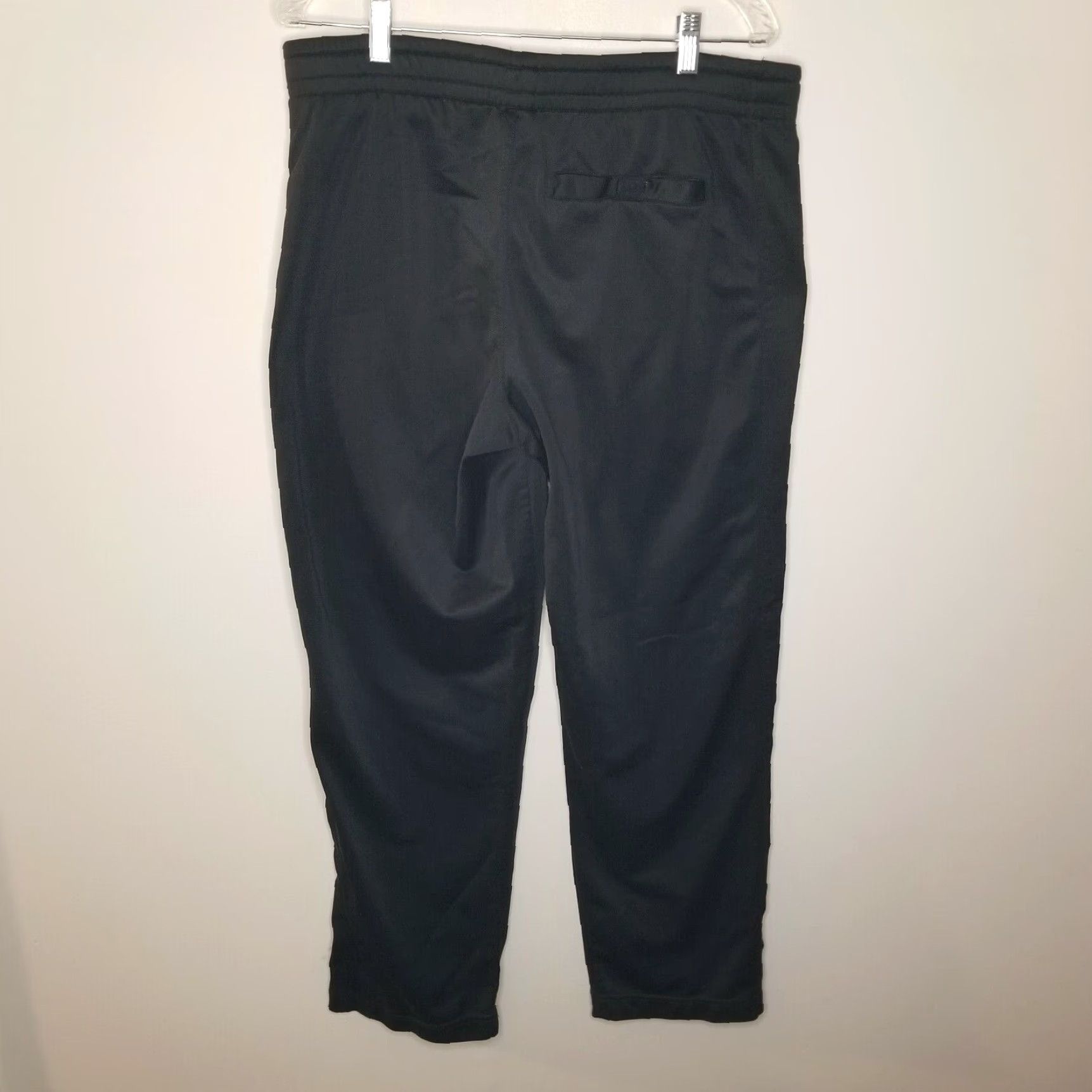 Nike Nike Mens Track Pants Black Elastic Waist Size Medium M Size US 31 - 4 Thumbnail
