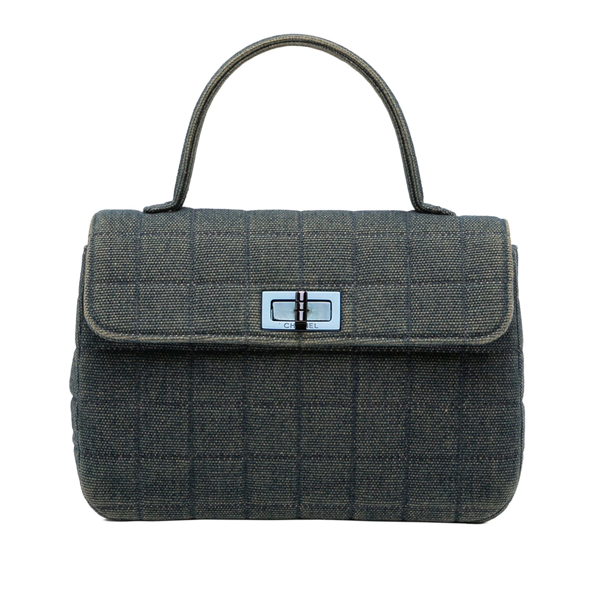 Chanel Chanel Reissue 2.55 Chocolate Bar Denim Top Handle Flap Size ONE SIZE - 1 Thumbnail
