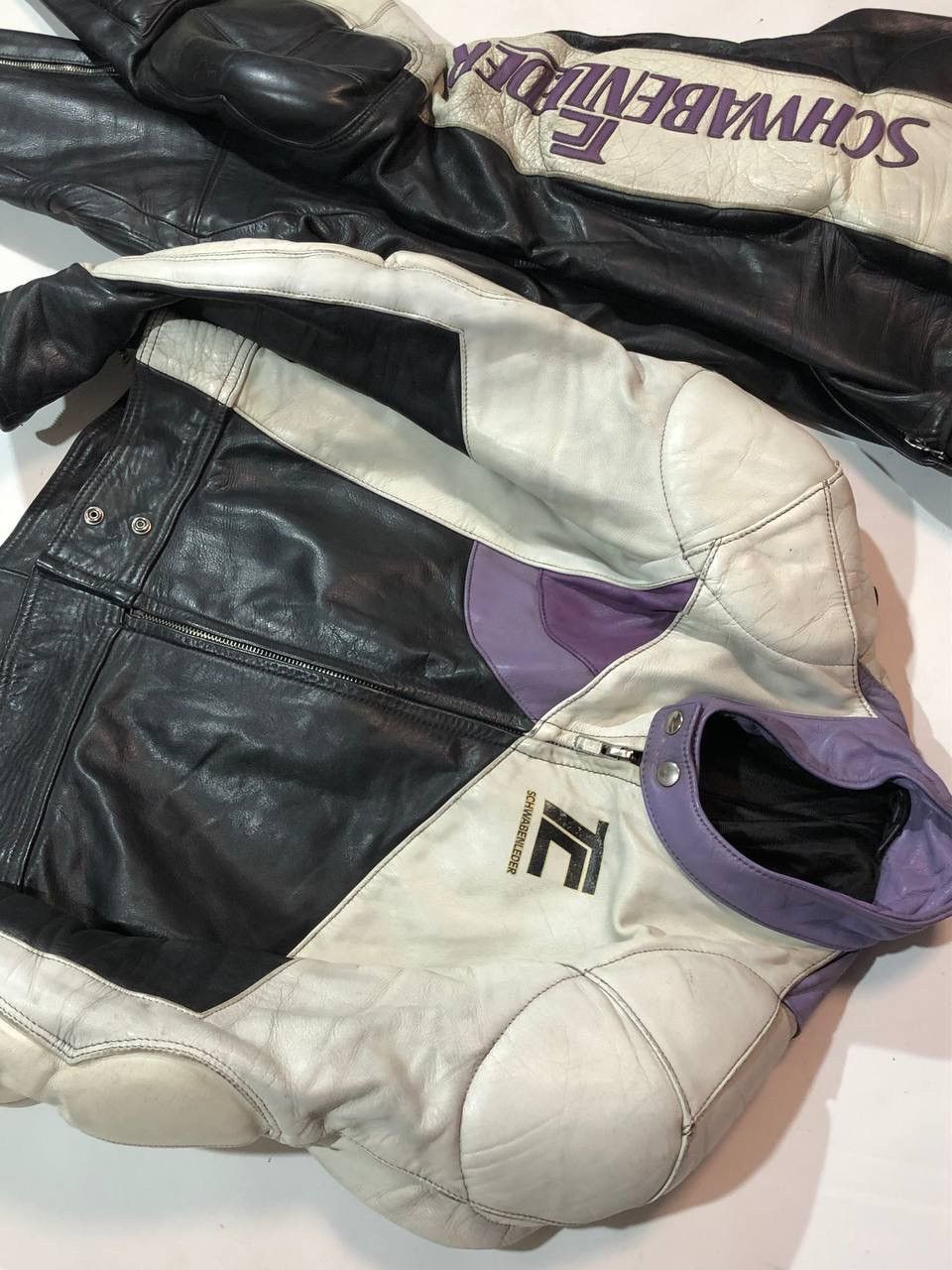 Sports Specialties Schwabenleder Racing Moto Track Suit Leather Vintage Size US L / EU 52-54 / 3 - 9 Thumbnail