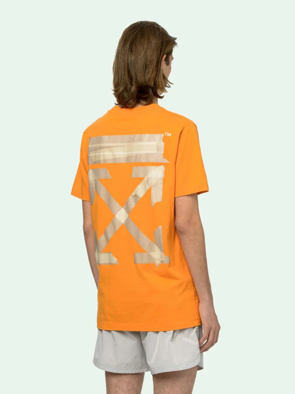 Off-White Orange Tape Arrows Logo T-Shirt Size US L / EU 52-54 / 3 - 3 Thumbnail