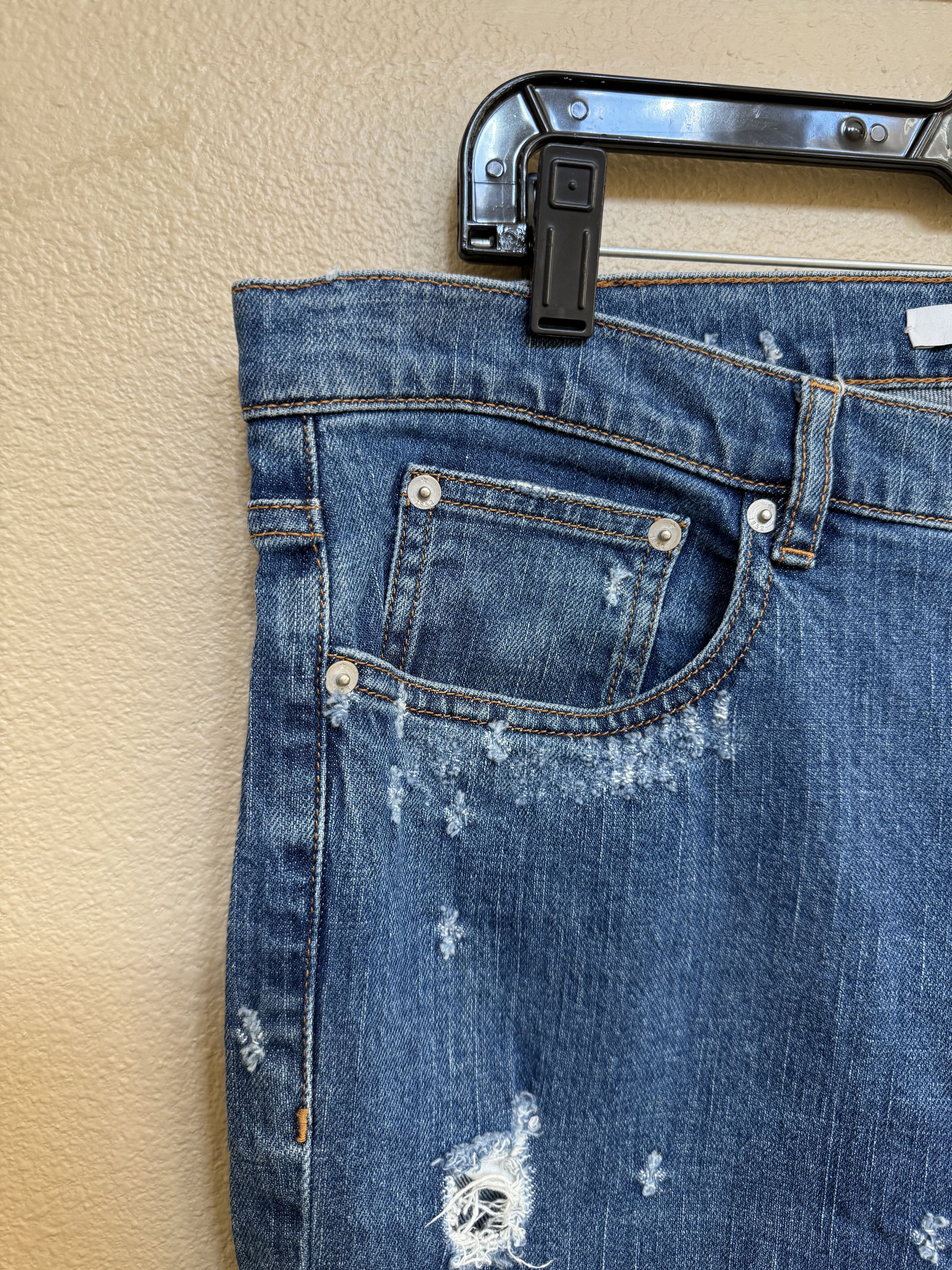 Givenchy Givenchy Distressed Blue Denim Jeans Size 36 Size US 36 / EU 52 - 2 Thumbnail