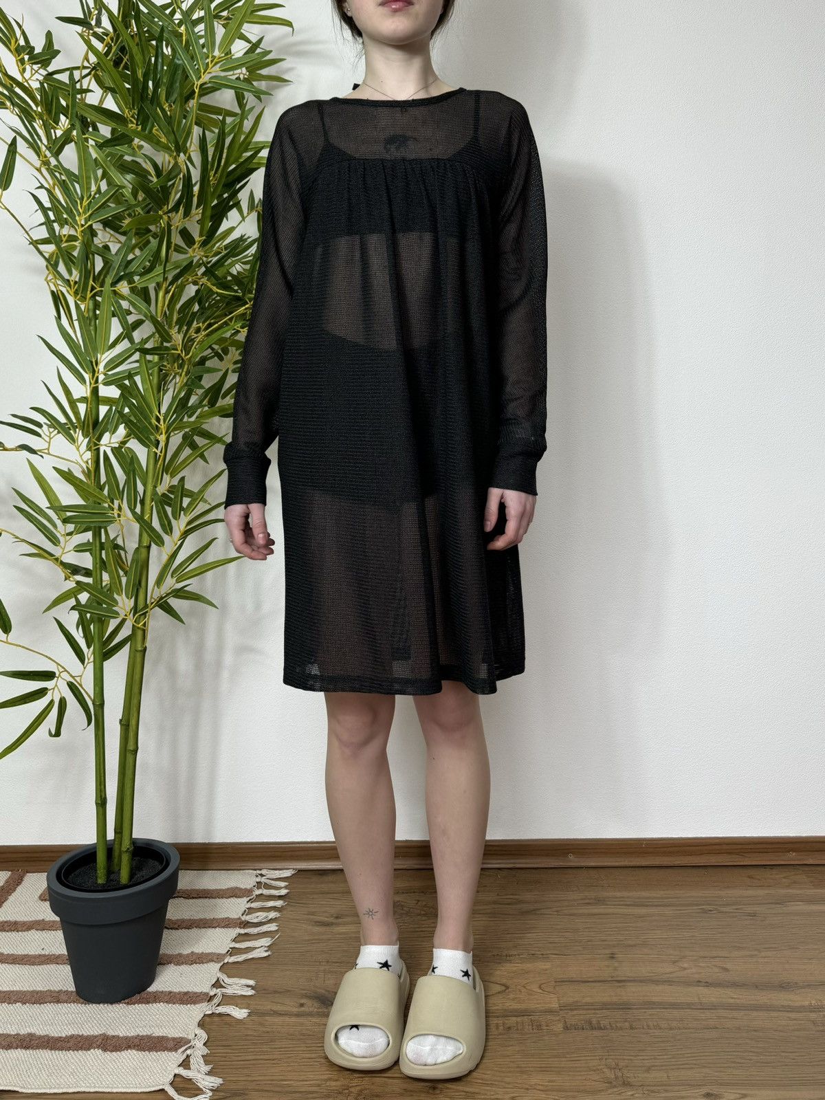 Cop Copine VINTAGE COP COPINE MESH KNITTED DRESS Size M / US 6-8 / IT 42-44 - 2 Thumbnail