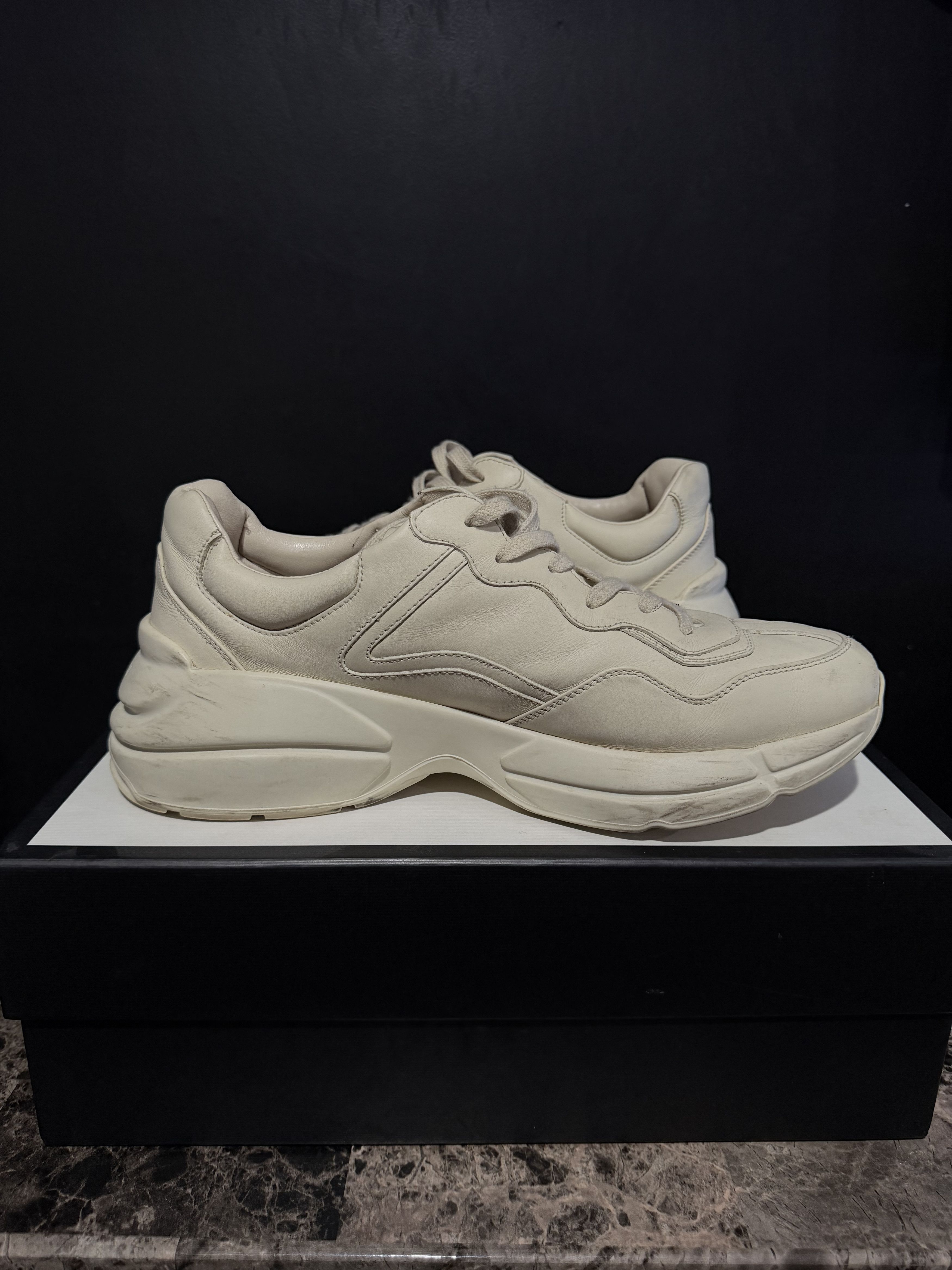 Gucci Gucci Rhyton Leather Sneaker 'Vintage Logo' Size US 11 / EU 44 - 2 Thumbnail