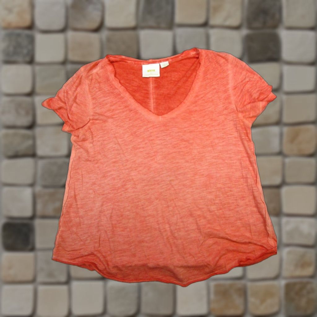 Vintage Maeve Shirt Womens Small Orange Cotton Pullover Size S / US 4 / IT 40 - 1 Thumbnail