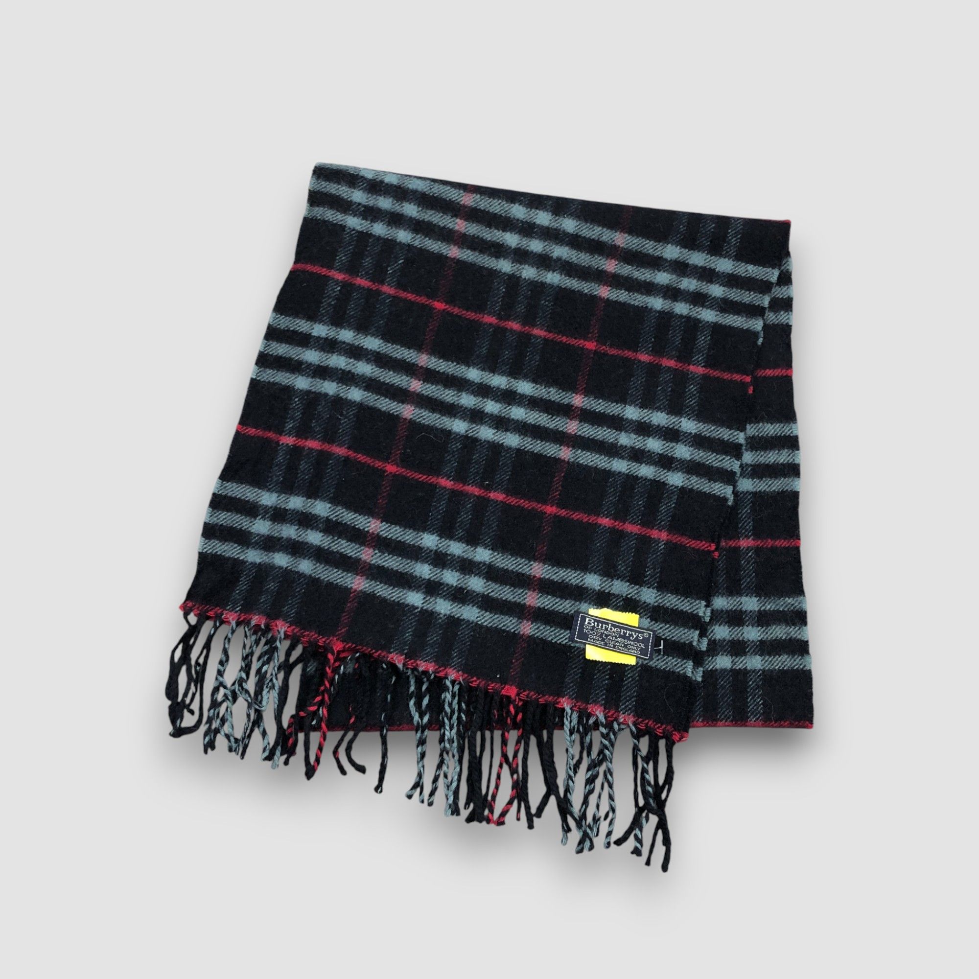 Burberry Vintage Burberry Scarf Muffler Wool Nova Check Neck Scarves Size ONE SIZE - 3 Thumbnail