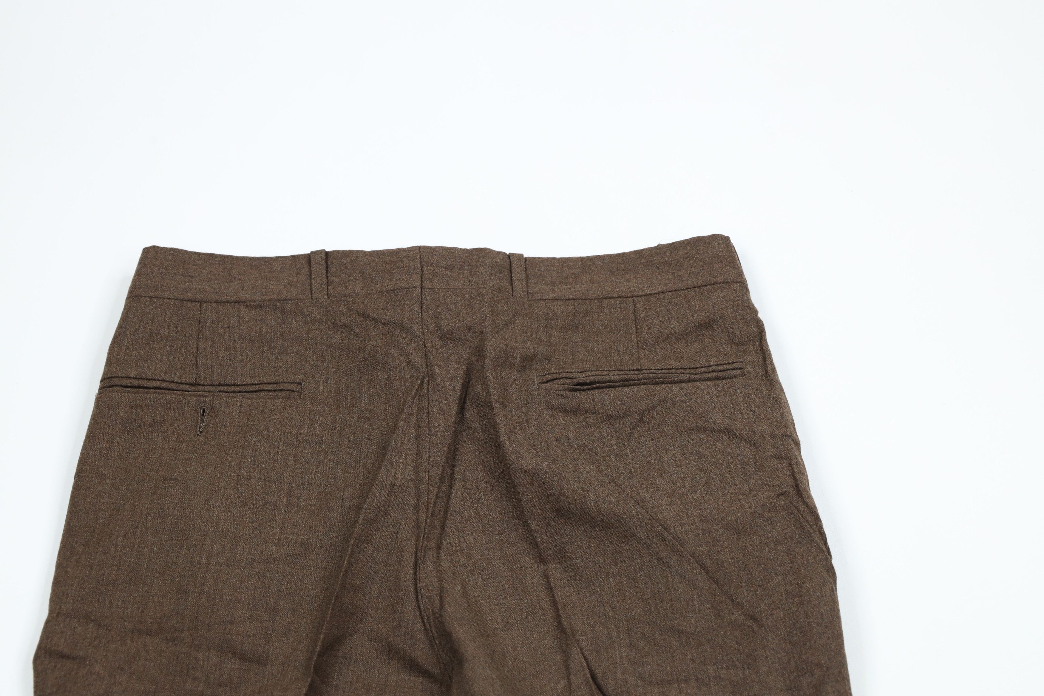 Vintage Vintage 70s Streetwear Blend Flared Chino Pants Brown USA Size US 32 / EU 48 - 10 Thumbnail