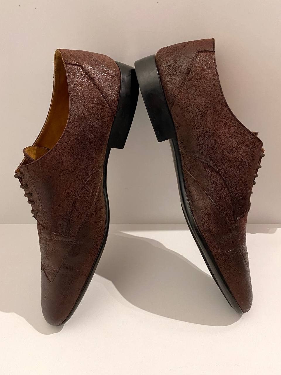 Hermes Hermes Oxford Leather Lace Up Flats Classic Formal Shoes Size US 11 / EU 44 - 6 Thumbnail