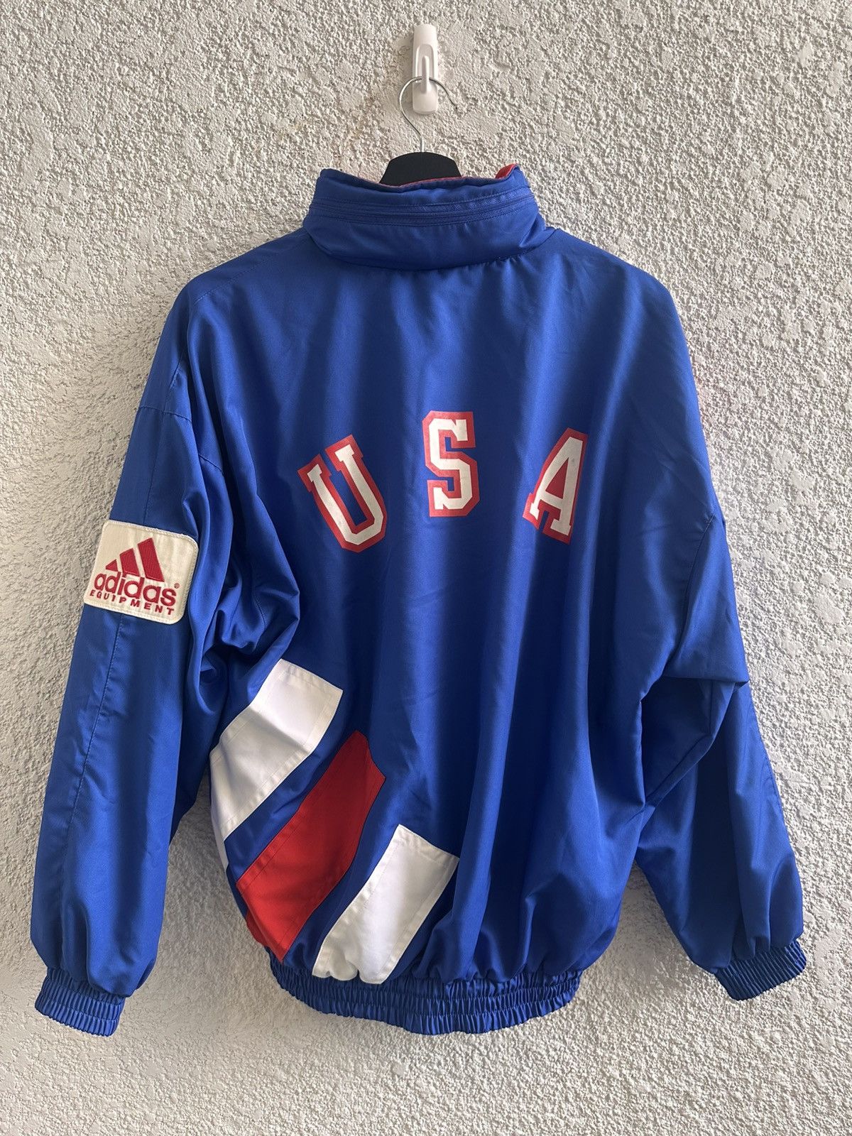 Adidas 90's Adidas Equipment USA Team World Cup Football Jacket Size US M / EU 48-50 / 2 - 2 Thumbnail