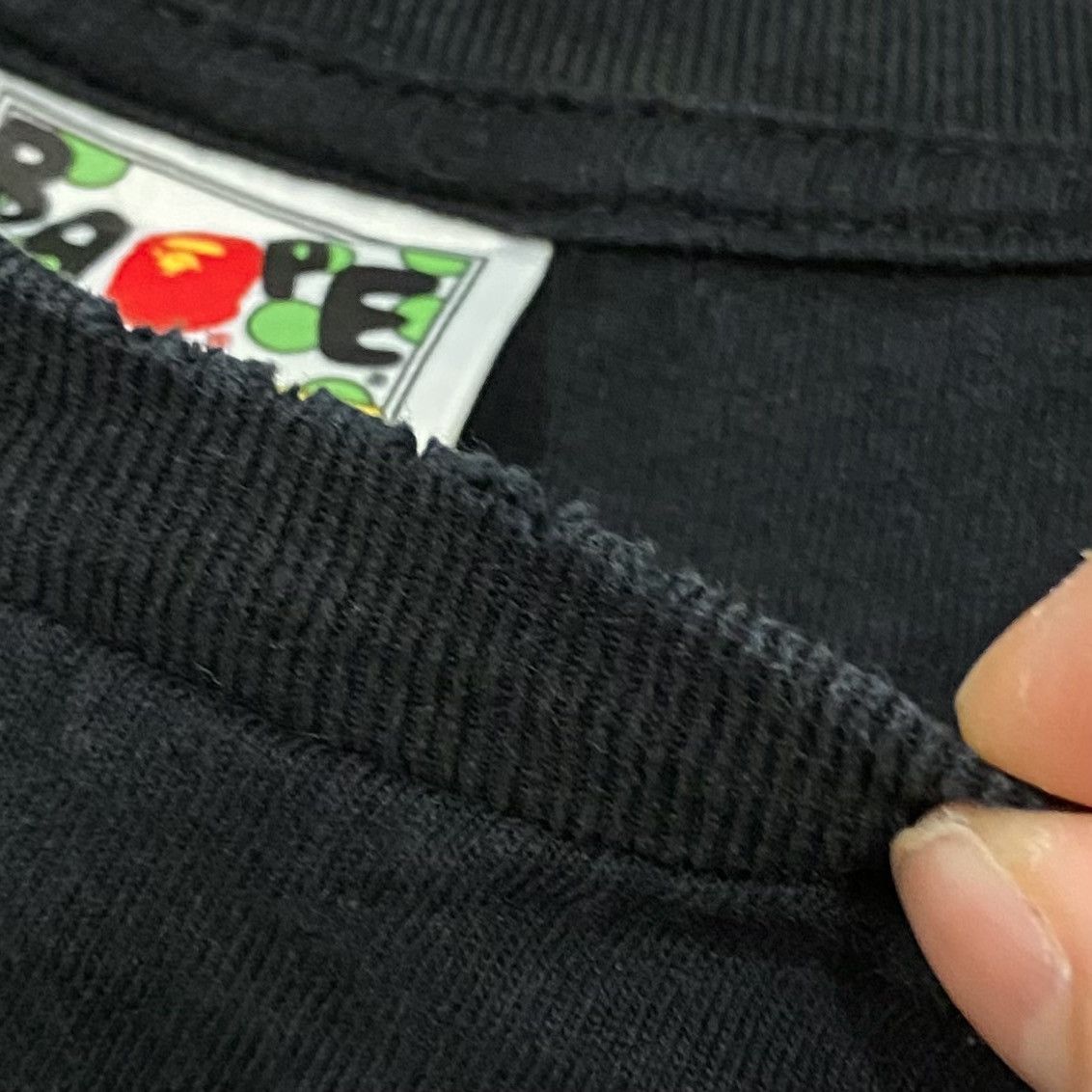 Bape BAPE Space Camo Shark Long Sleeve Tee (L) Size US L / EU 52-54 / 3 - 12 Thumbnail