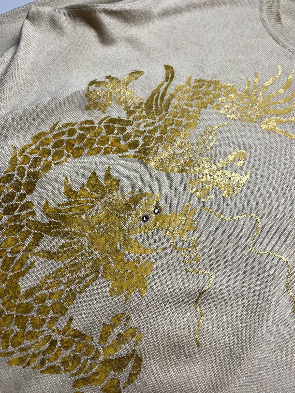 Vivienne Tam Vivienne Tam Gold Dragon Mesh Sweater Size XS / US 0-2 / IT 36-38 - 4 Thumbnail