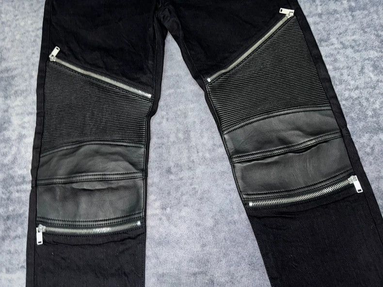 Yves Saint Laurent saint laurent 16fw multi-zip biker patchwork jeans 2503-Nex Size US 31 - 3 Thumbnail