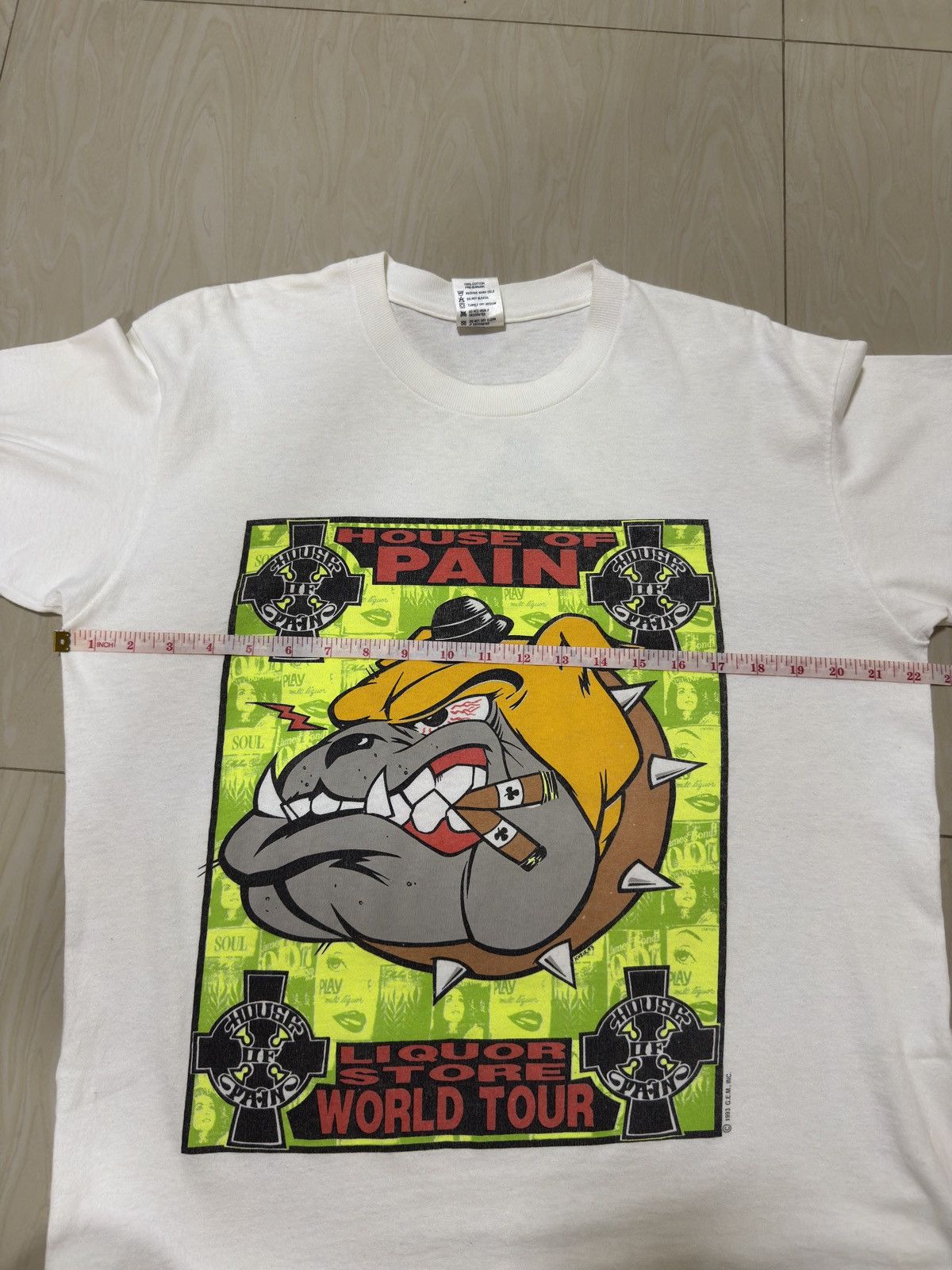 Band Tees Vintage house of pain frank kozik 1993 tee Size US L / EU 52-54 / 3 - 9 Thumbnail