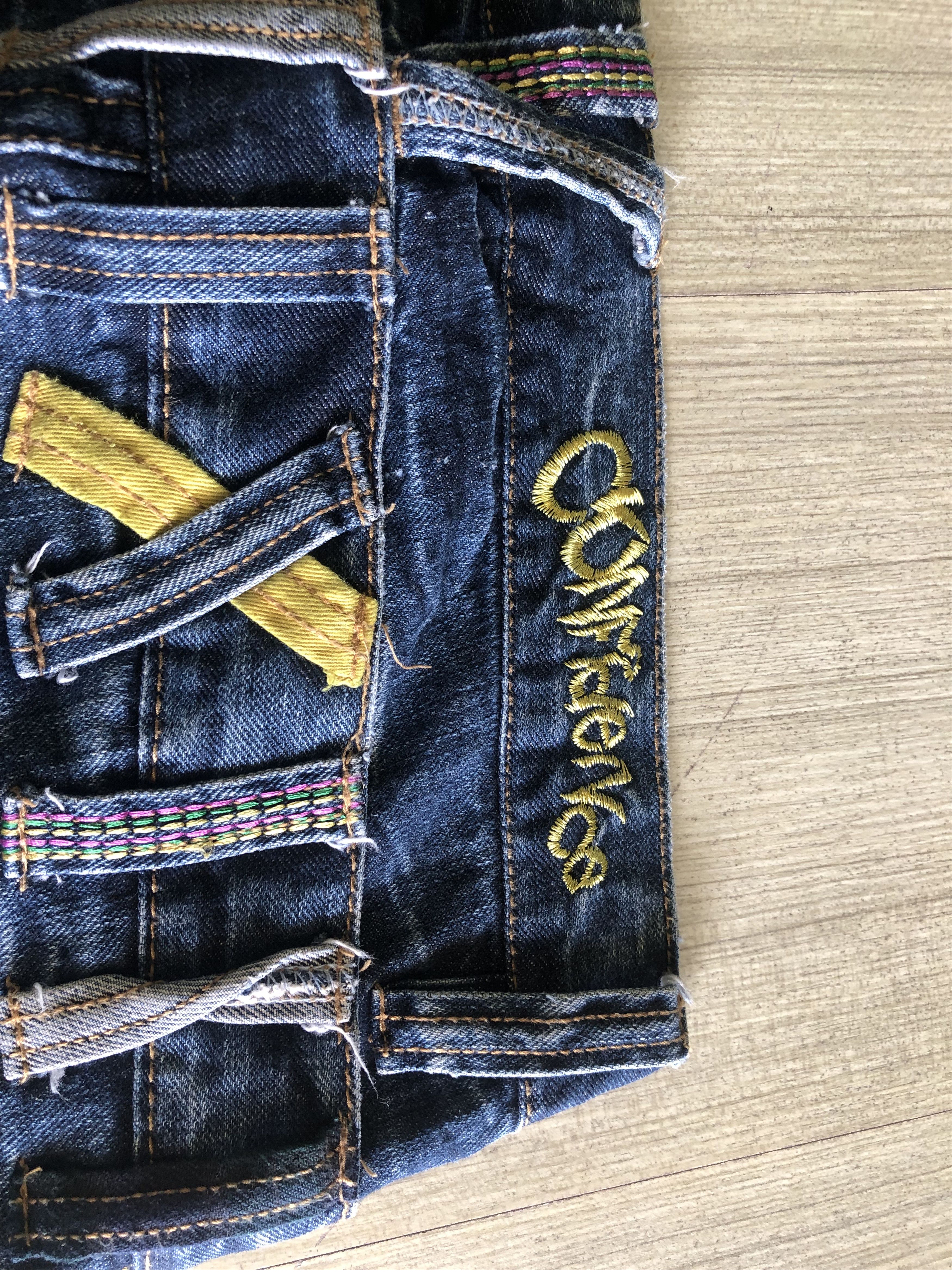 If Six Was Nine vintage sorridere japanese double waist straight cut jeans Size US 31 - 6 Thumbnail