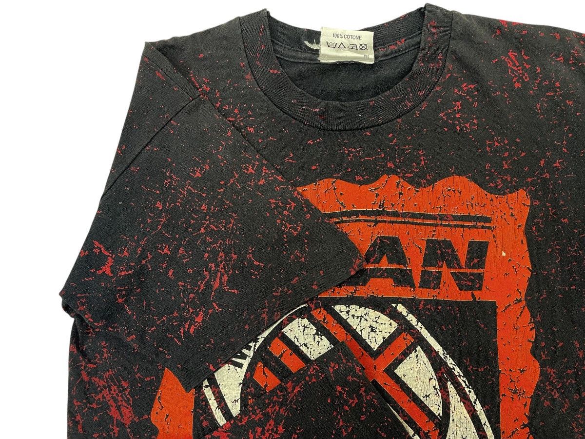 Vintage Vintage AC Milan paint splatter tee Size US M / EU 48-50 / 2 - 5 Thumbnail