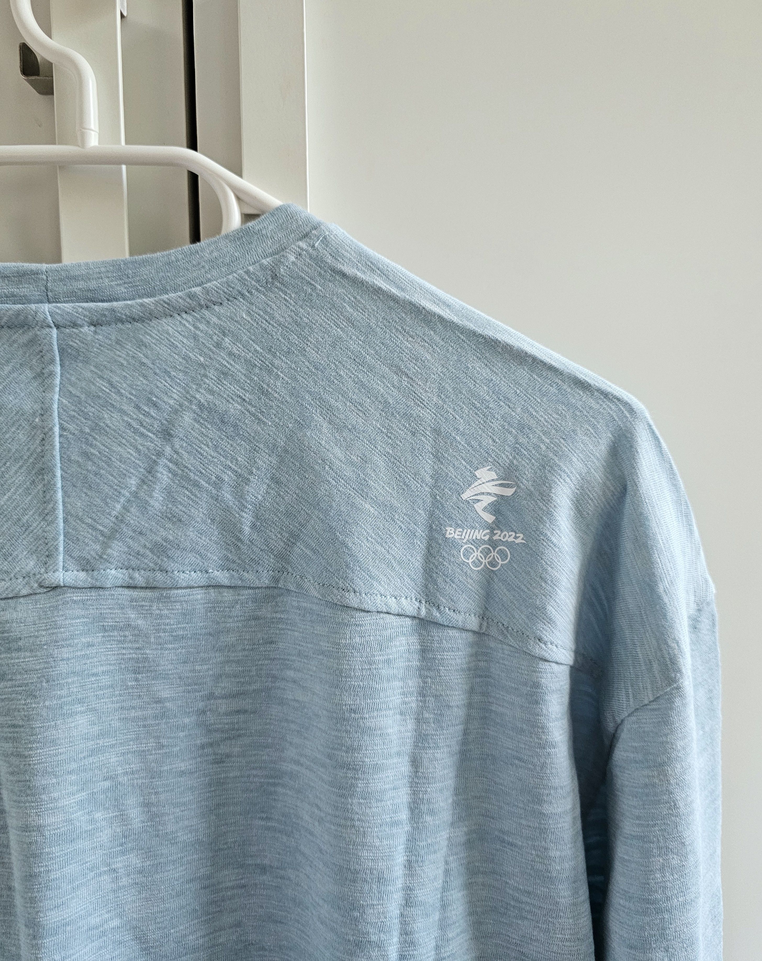 Other New long sleeve T-shirt Winter Olimpic in Tokyo M blue Size US M / EU 48-50 / 2 - 8 Thumbnail