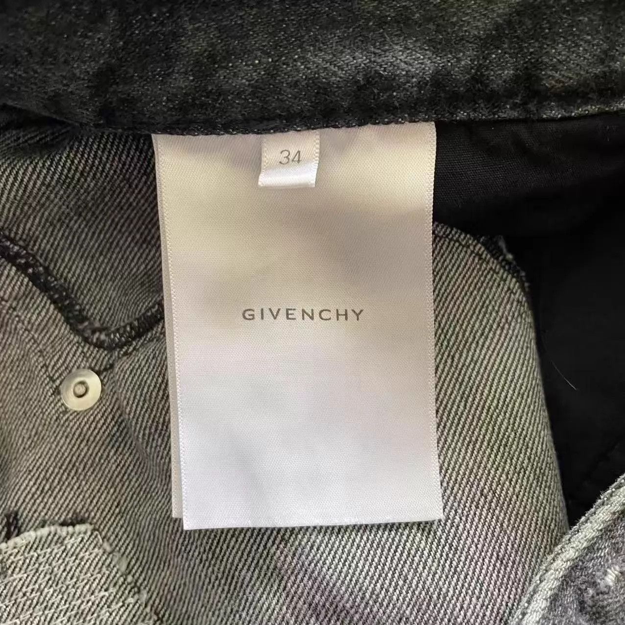Givenchy Givenchy Boro Black Denim Distressed Jeans Travis Scott 34 Size US 34 / EU 50 - 4 Thumbnail