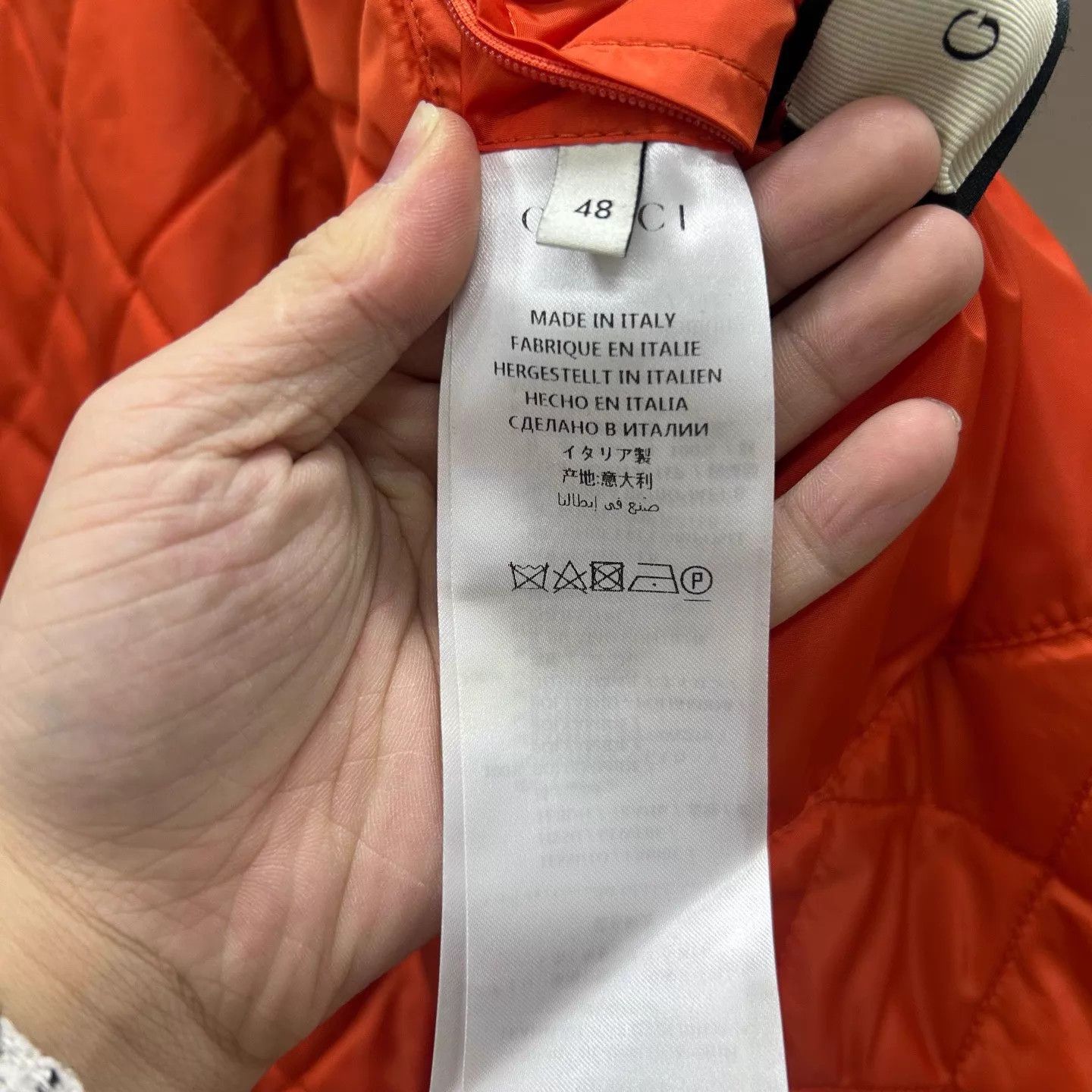 Gucci GUCCI 99new colorblocked monogram hood cotton jacket 48 Size US M / EU 48-50 / 2 - 5 Thumbnail