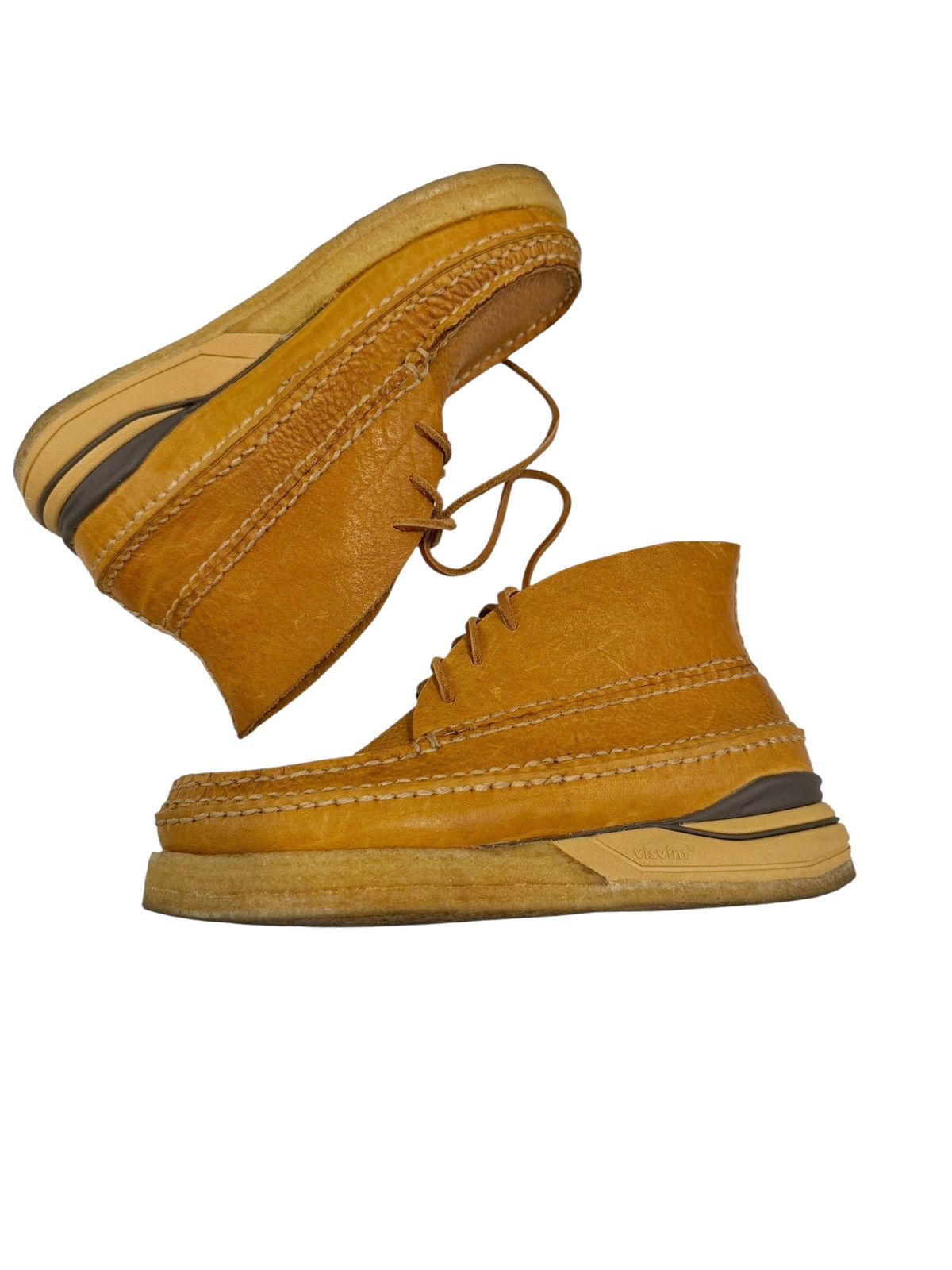 Visvim Canoe Moc II-Folk Full Grain Veg Leather | Grailed