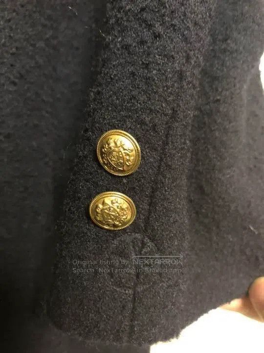 Comme des Garcons Comme Des Garcons Navy blue golden button coat Size S / US 4 / IT 40 - 4 Thumbnail