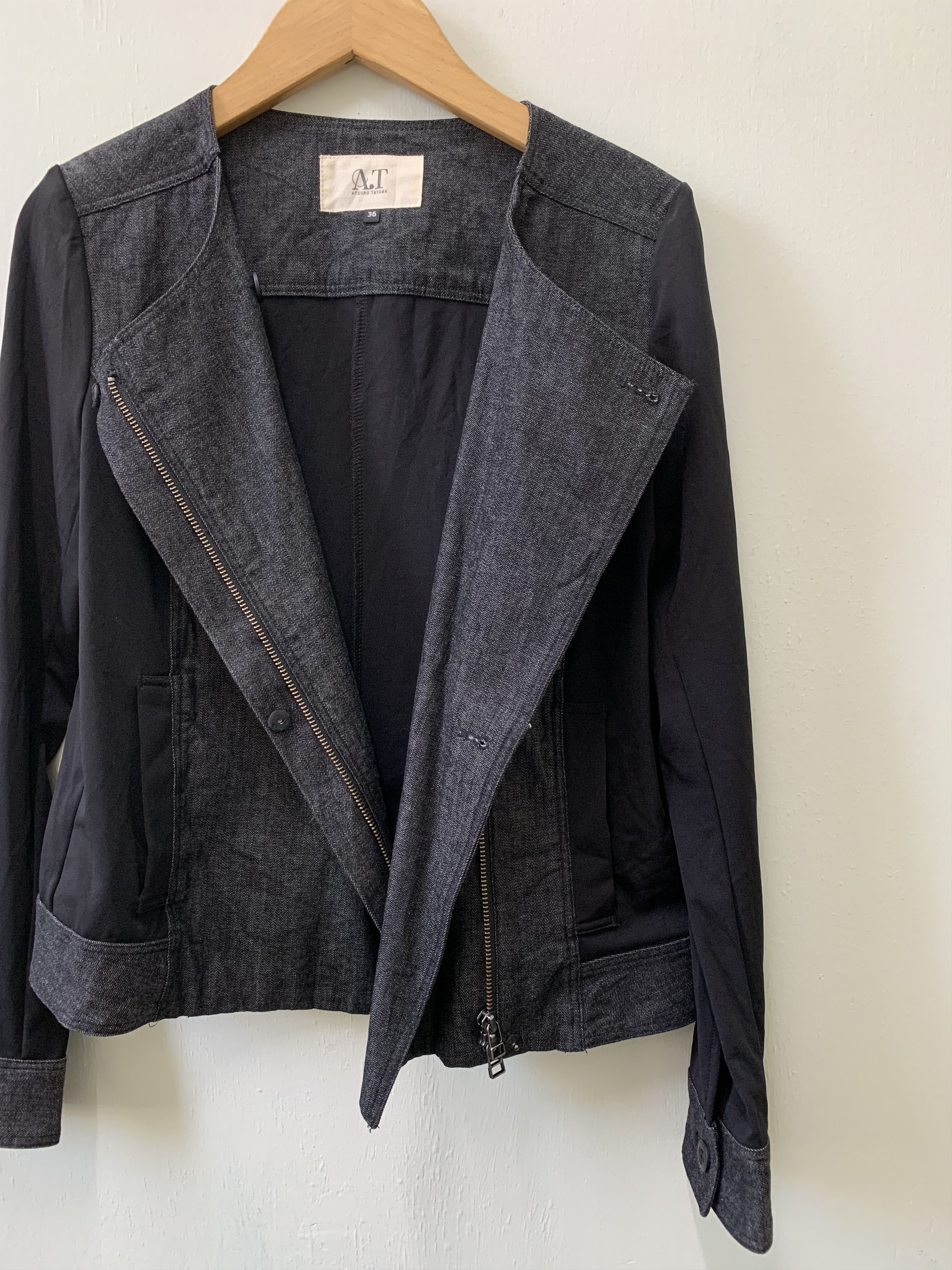 ATSURO TAYAMA 🪡A/T Atsuro Tayama Double zip.✨ Size S / US 4 / IT 40 - 1 Thumbnail